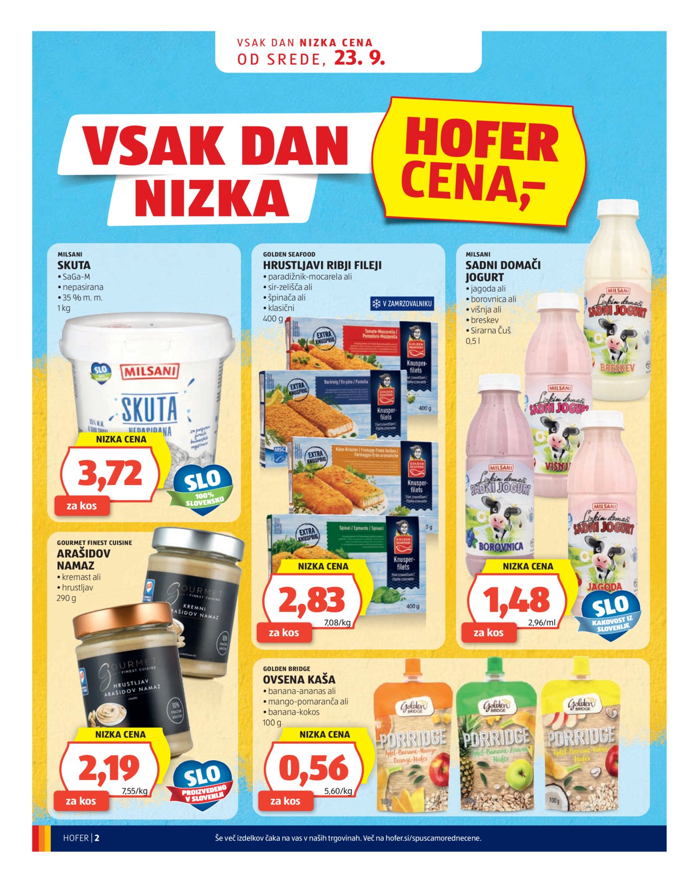 Hofer katalog Akcija 23.09.-01.10.2026.