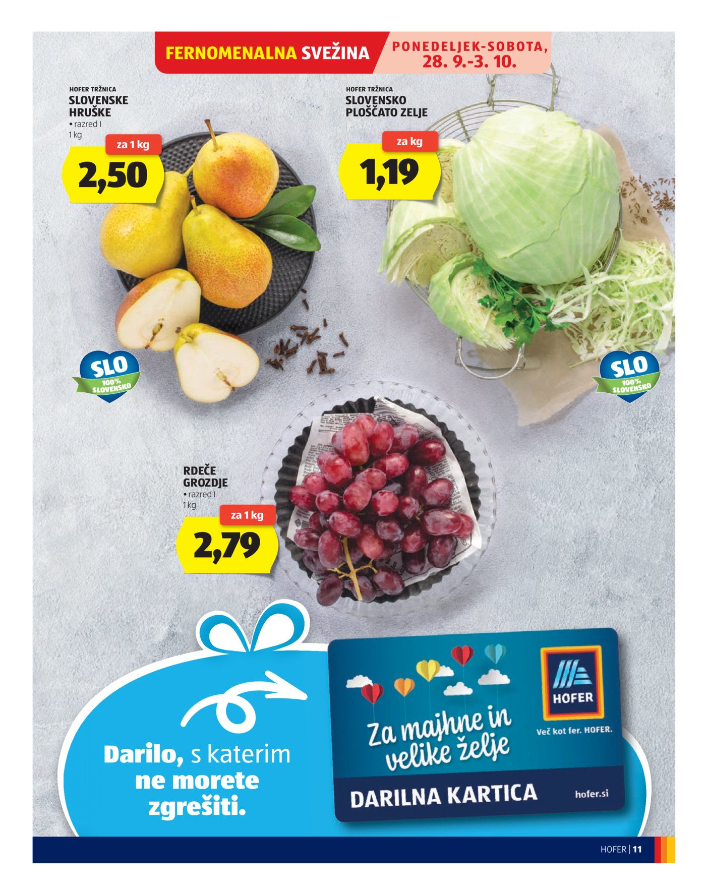 Hofer katalog Akcija 23.09.-01.10.2026.