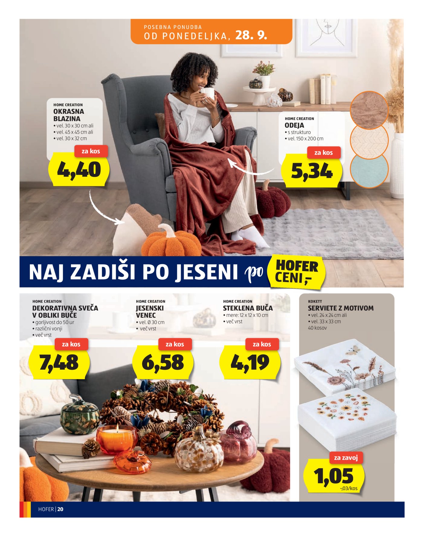 Hofer katalog Akcija 23.09.-01.10.2026.