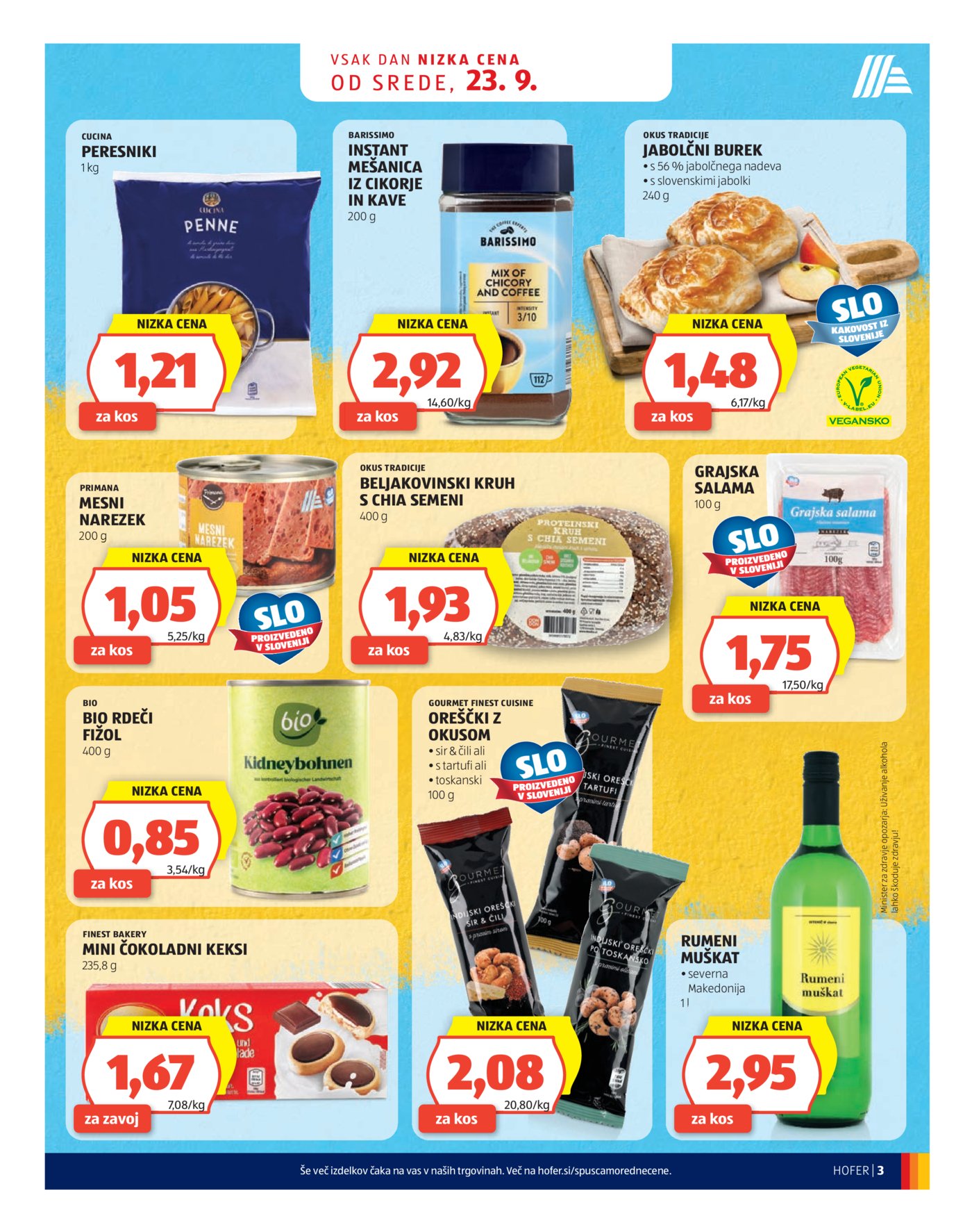 Hofer katalog Akcija 23.09.-01.10.2026.