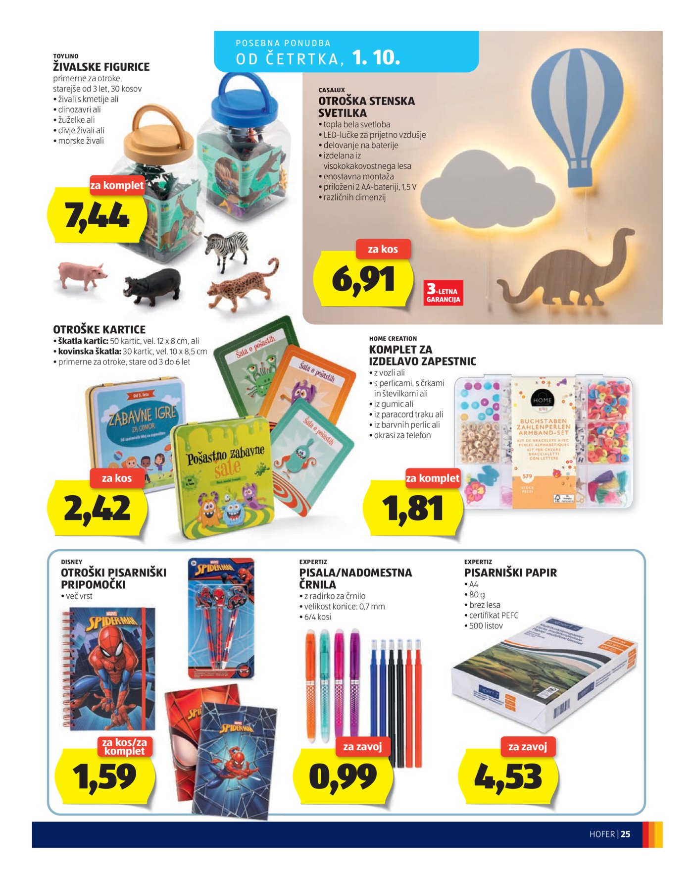 Hofer katalog Akcija 23.09.-01.10.2026.