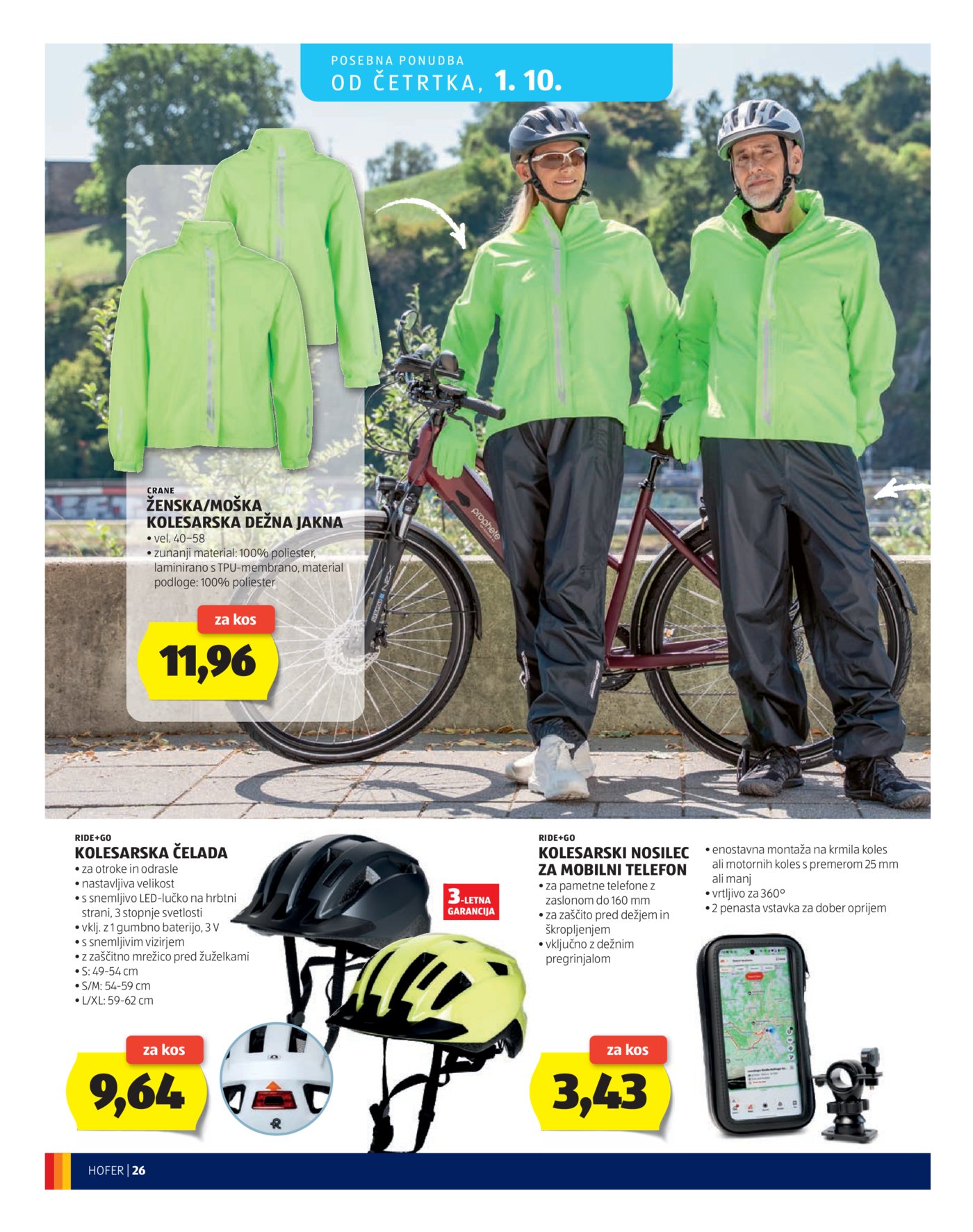 Hofer katalog Akcija 23.09.-01.10.2026.