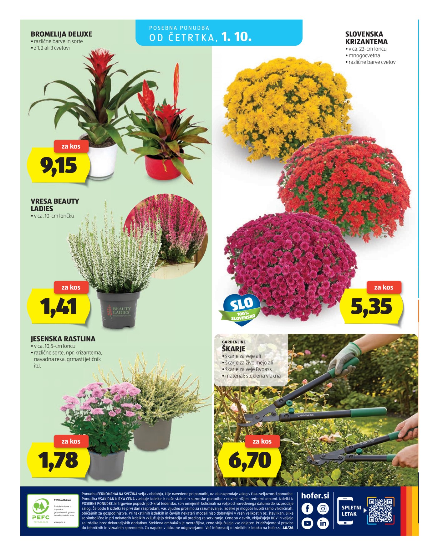 Hofer katalog Akcija 23.09.-01.10.2026.