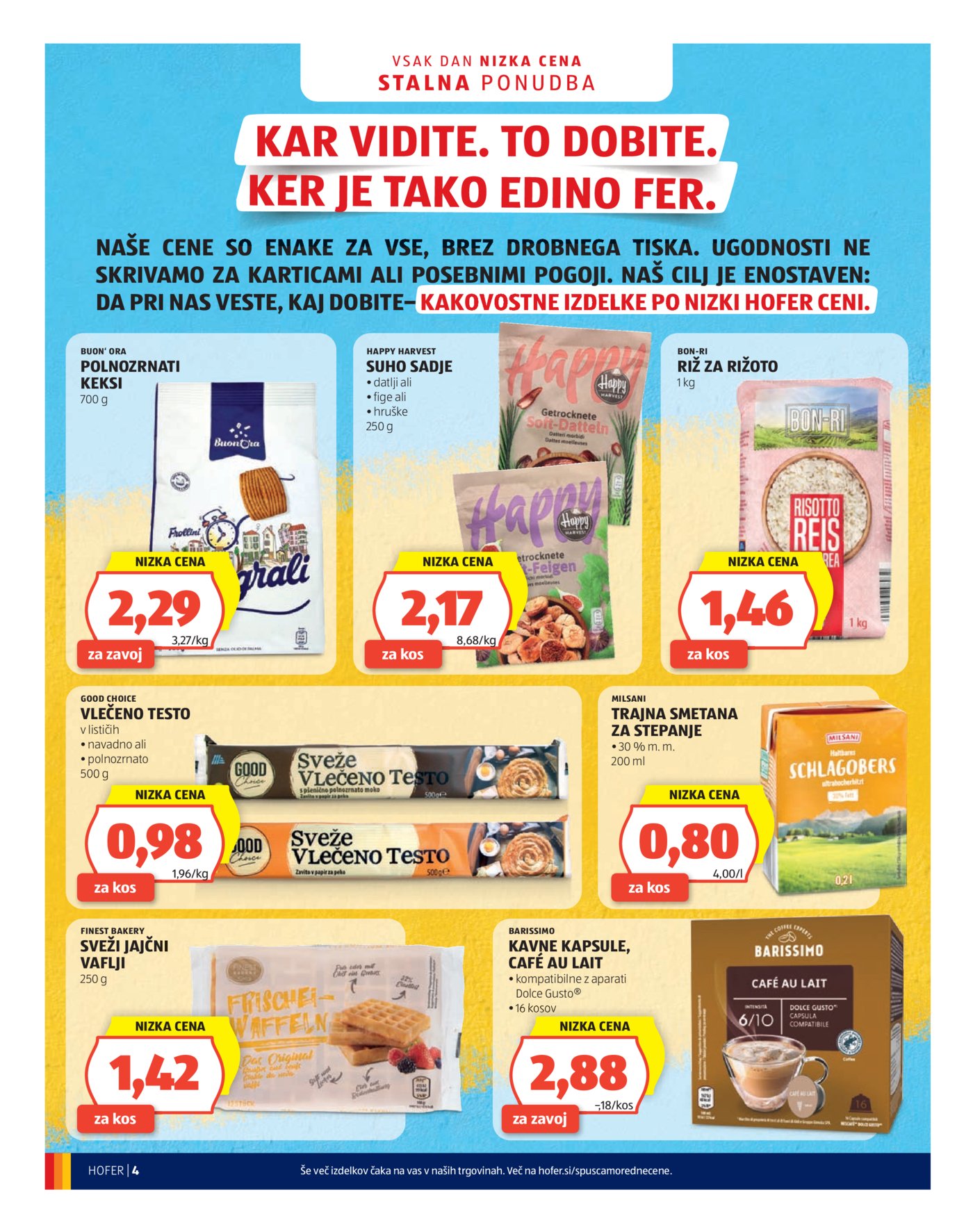 Hofer katalog Akcija 23.09.-01.10.2026.