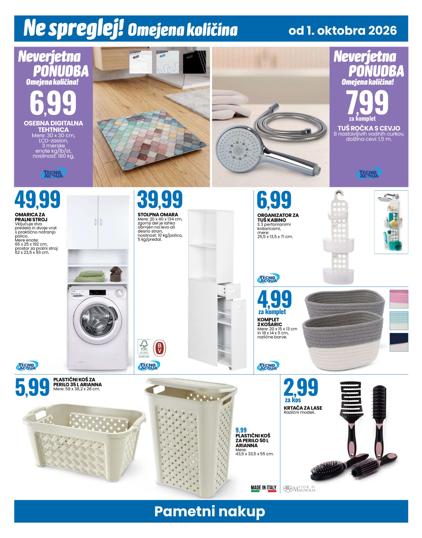 Eurospin katalog Pametni nakup 01.10.-07.10.2026.