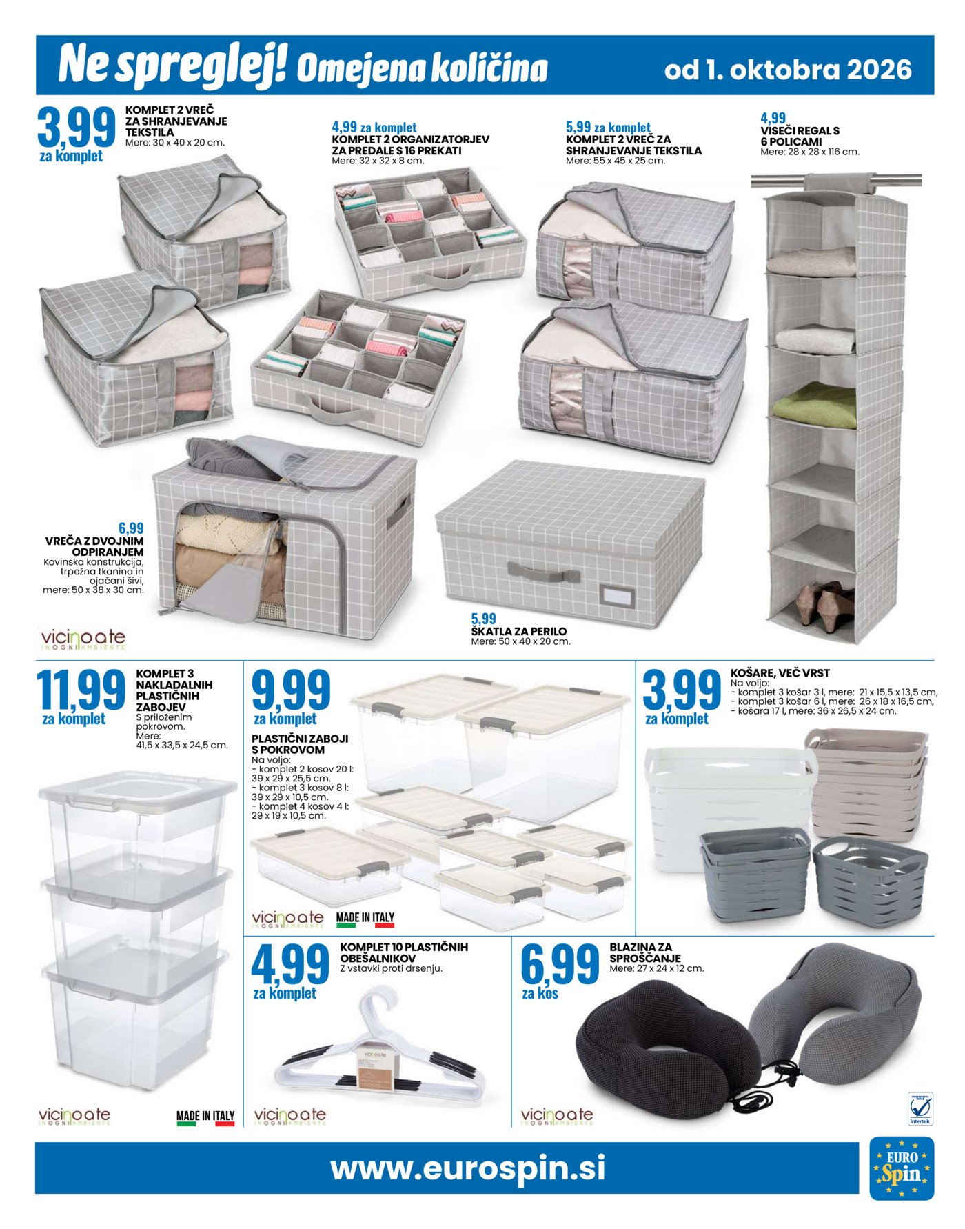 Eurospin katalog Pametni nakup 01.10.-07.10.2026.