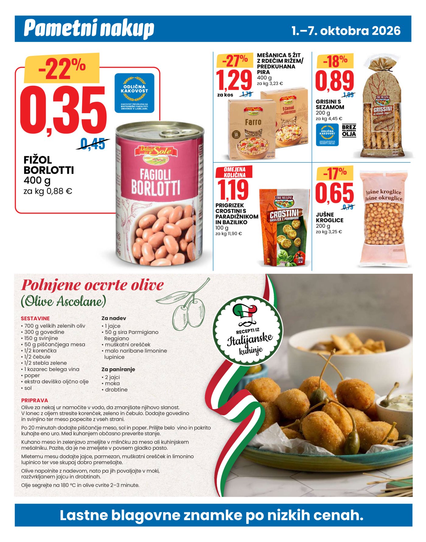 Eurospin katalog Pametni nakup 01.10.-07.10.2026.