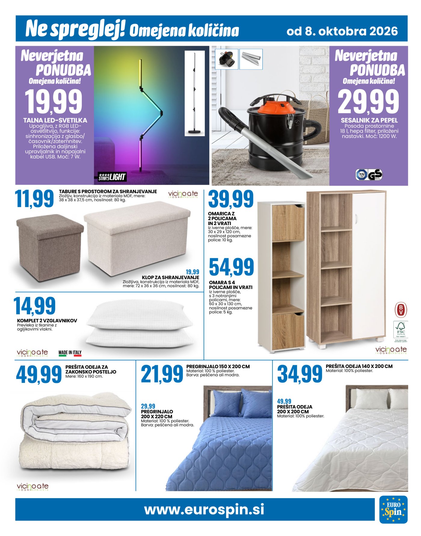 Eurospin katalog Pametni nakup 08.10.-14.10.2026.
