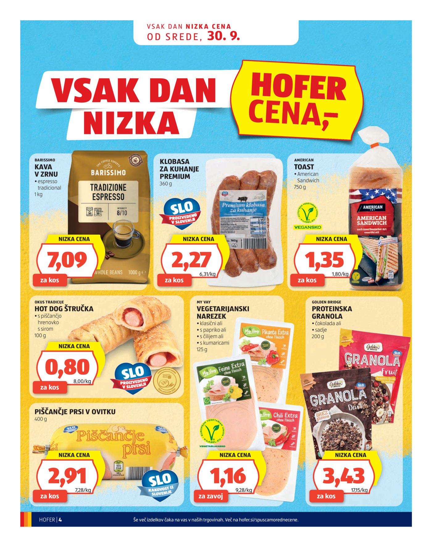 Hofer katalog 30.09.-06.10.2026.