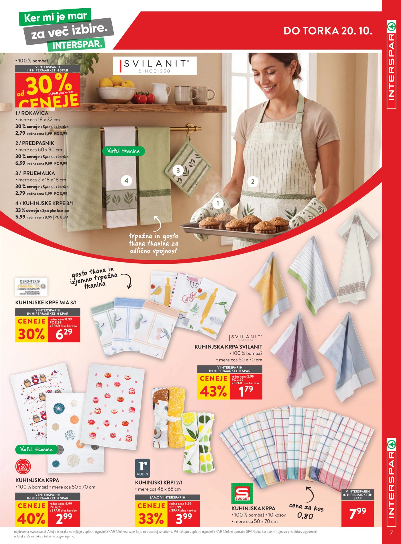 INTERSPAR katalog od srede 07.10.-20.10.2026.