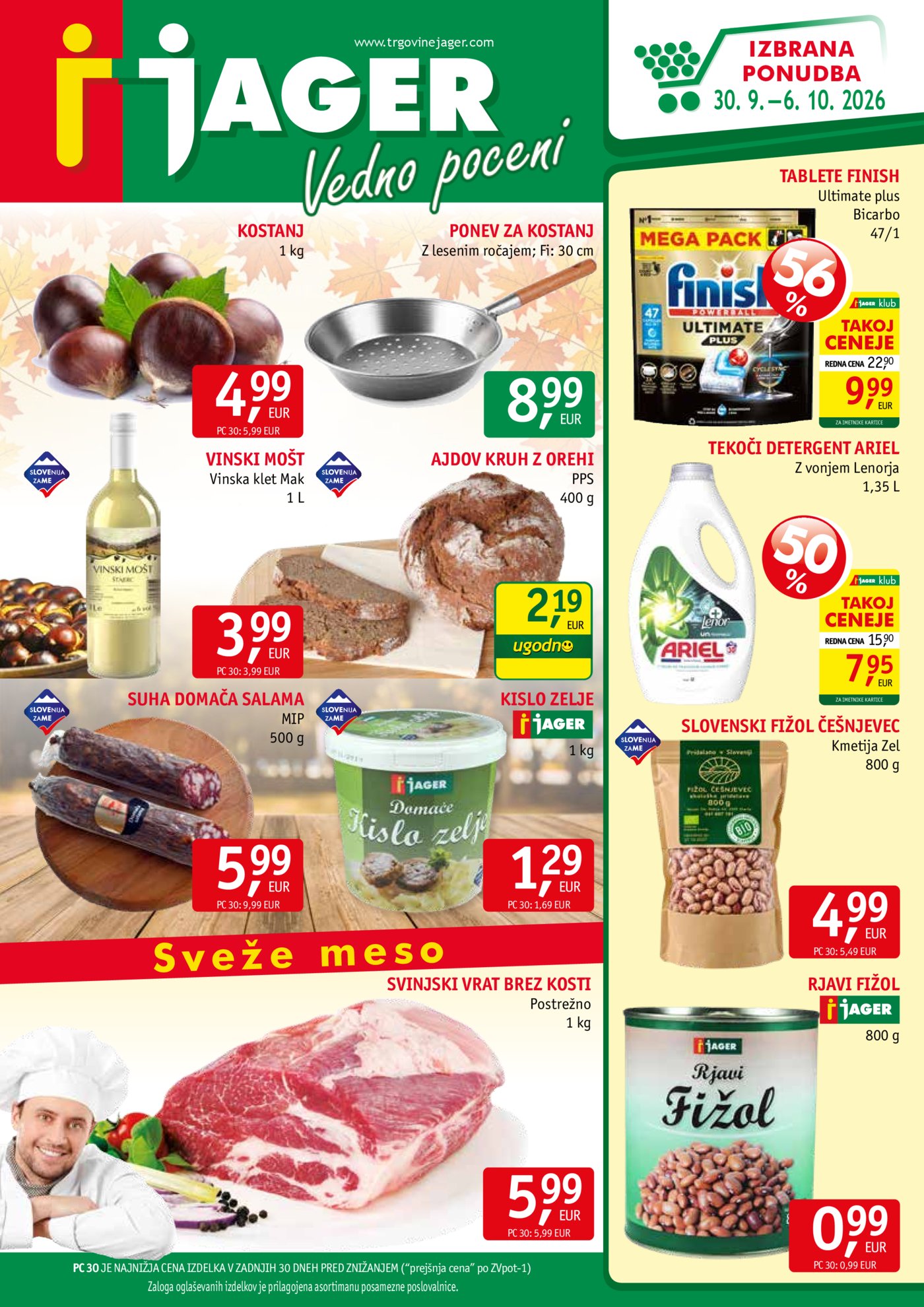 Jager katalog Vedno poceni 30.09.-06.10.2026.
