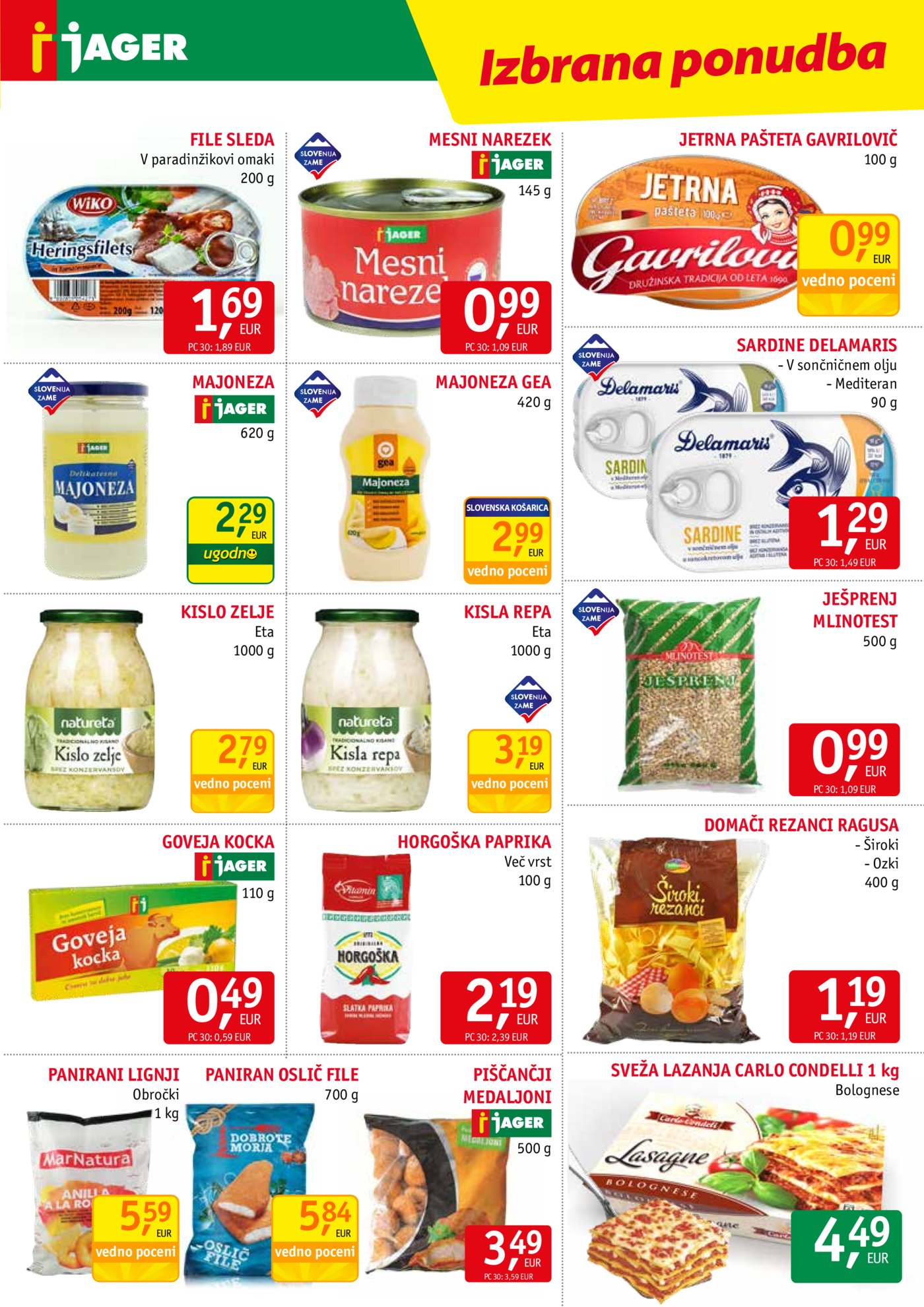 Jager katalog Vedno poceni 30.09.-06.10.2026.