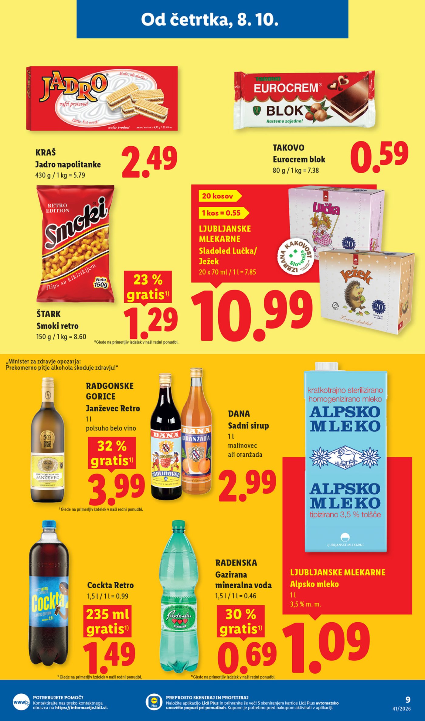 Lidl katalog od četrtka 08.10.-14.10.2026.