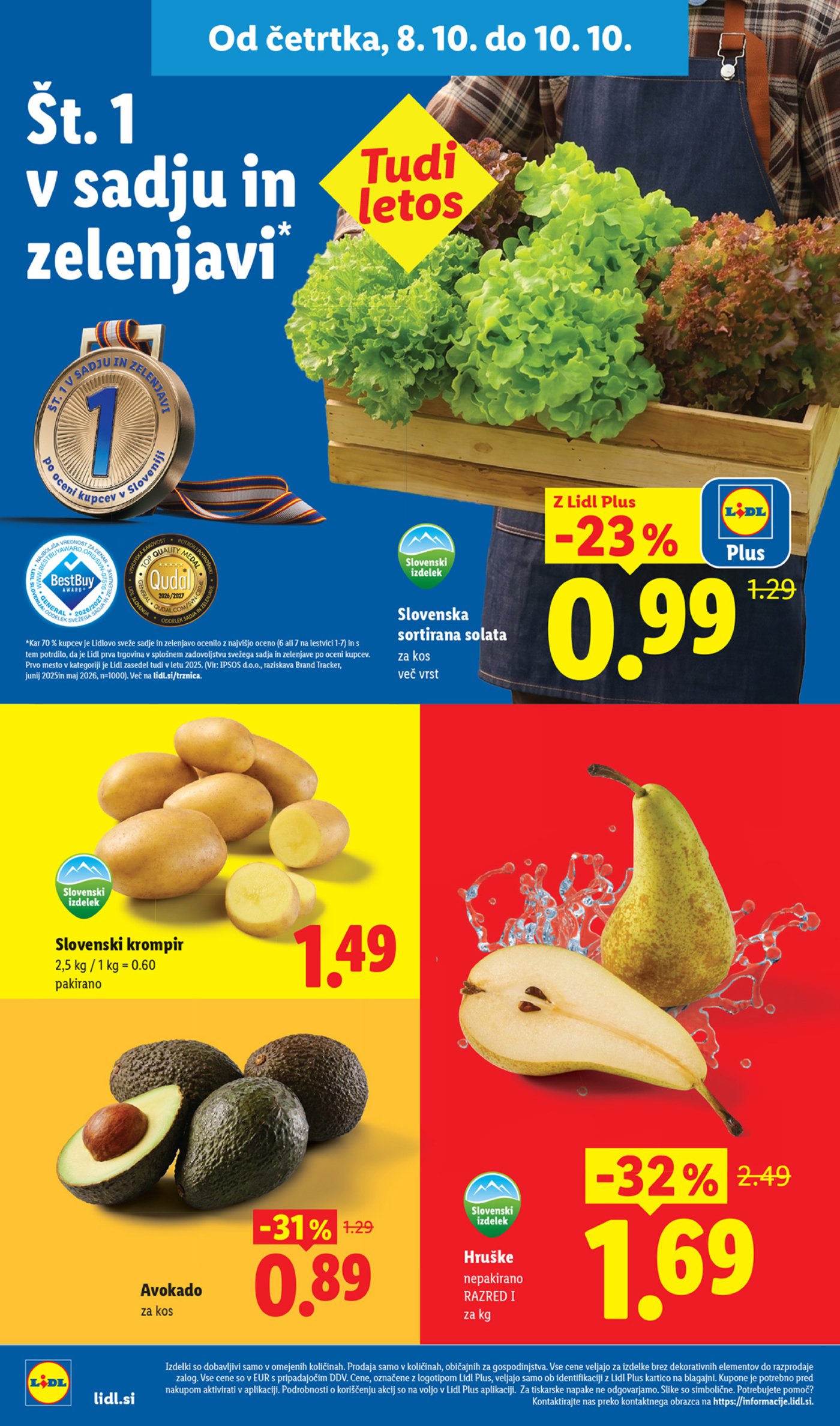 Lidl katalog od četrtka 08.10.-14.10.2026.