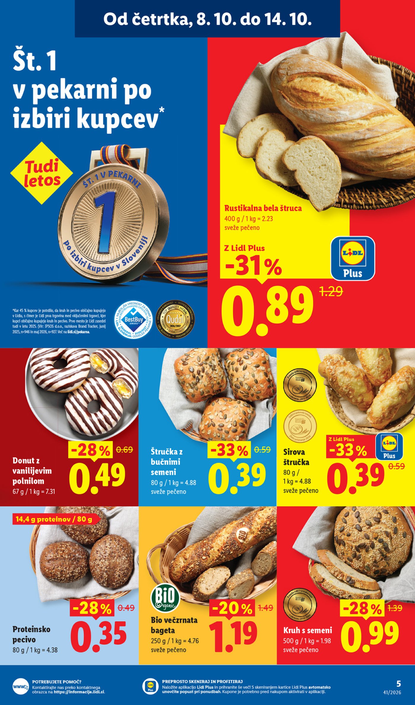 Lidl katalog od četrtka 08.10.-14.10.2026.