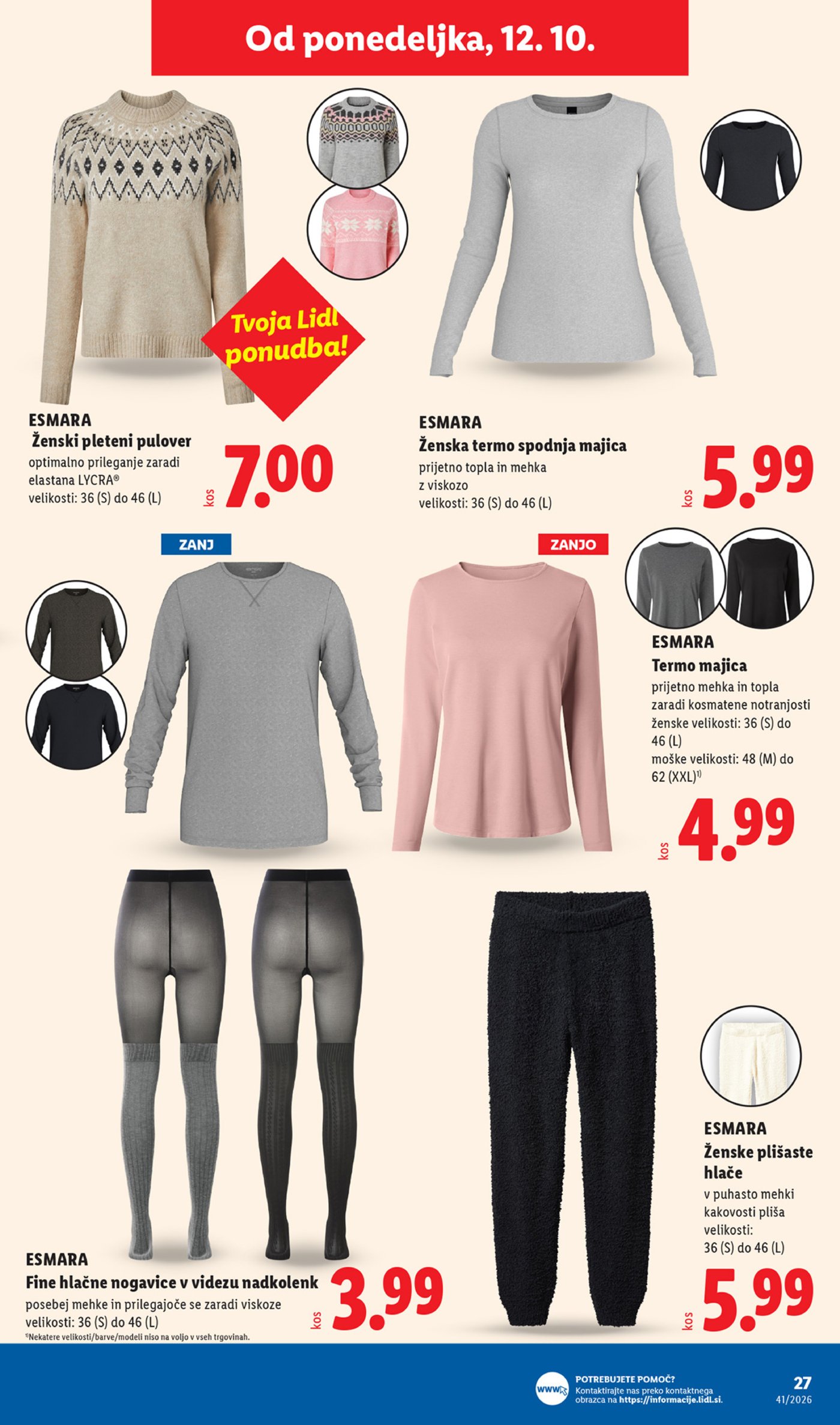 Lidl katalog od četrtka 08.10.-14.10.2026.