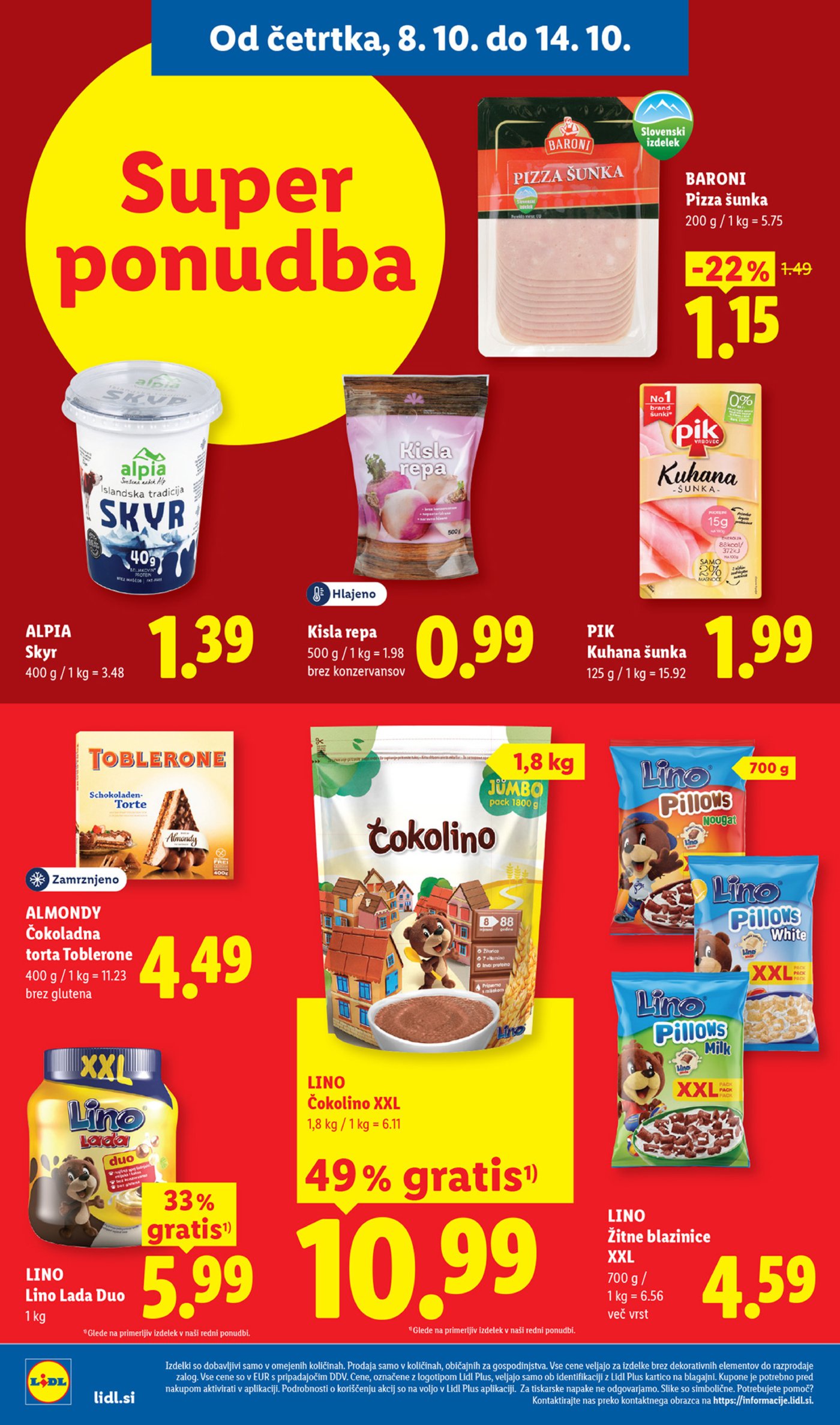 Lidl katalog od četrtka 08.10.-14.10.2026.