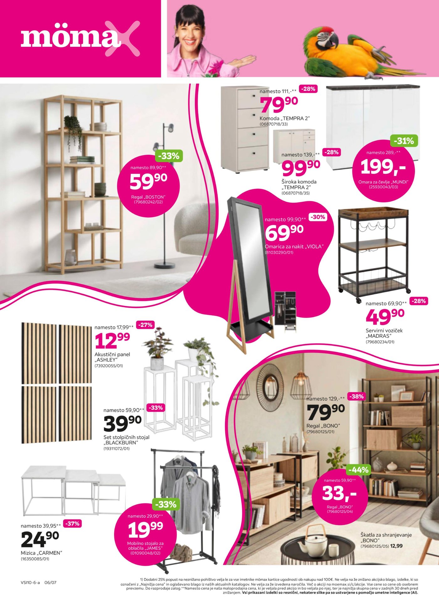 momaX Do -50% na izbrano pohištvo 28.9.-10.10.2026.
