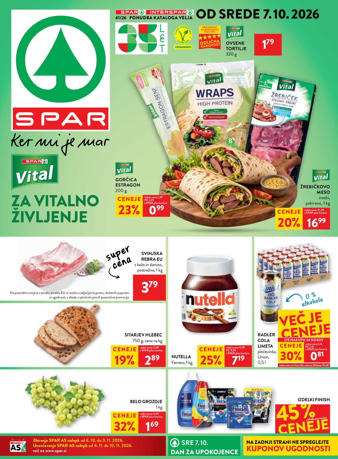 SPAR katalog od srede 07.10.-13.10.2026.