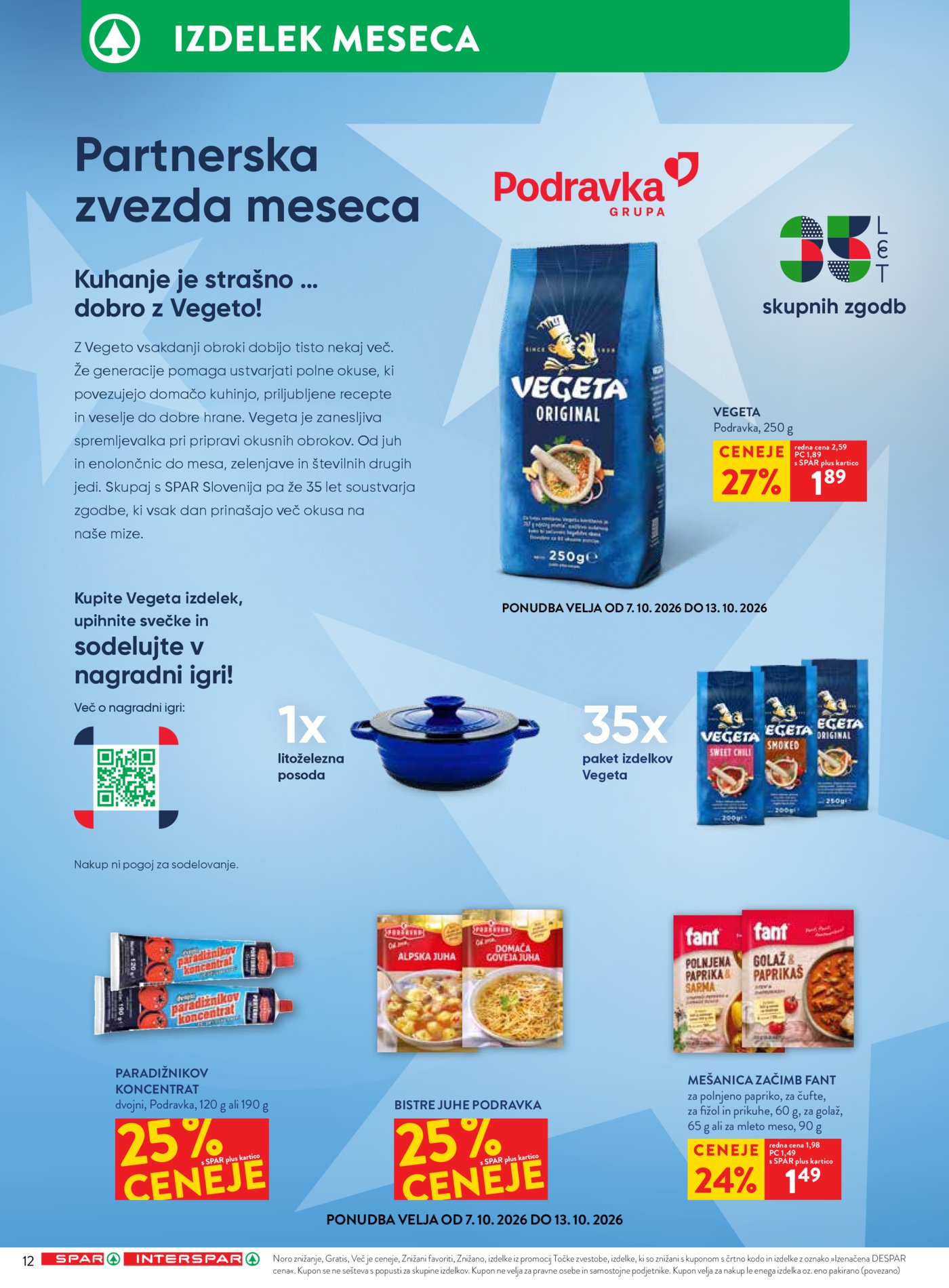 SPAR katalog od srede 07.10.-13.10.2026.