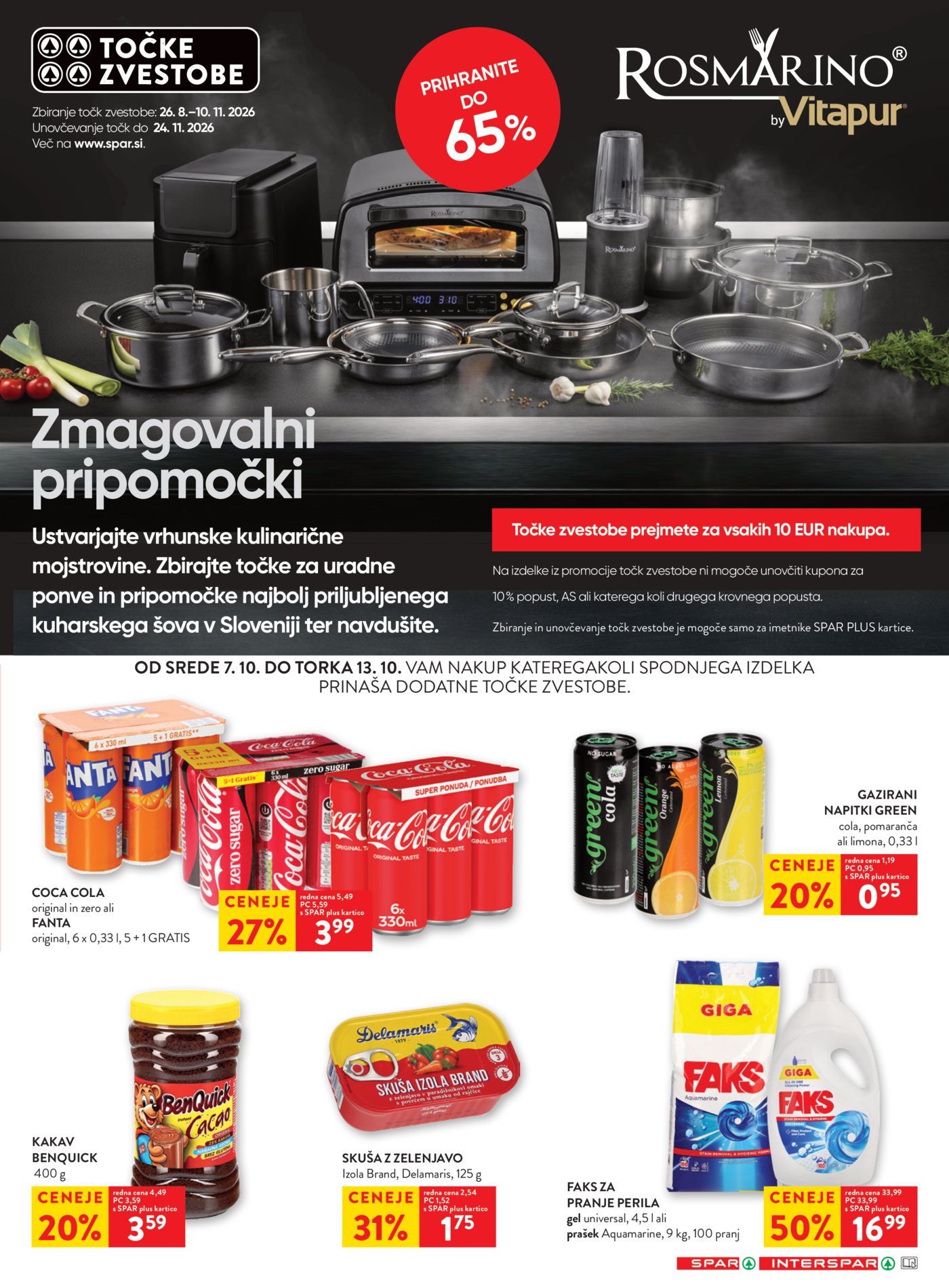 SPAR katalog od srede 07.10.-13.10.2026.