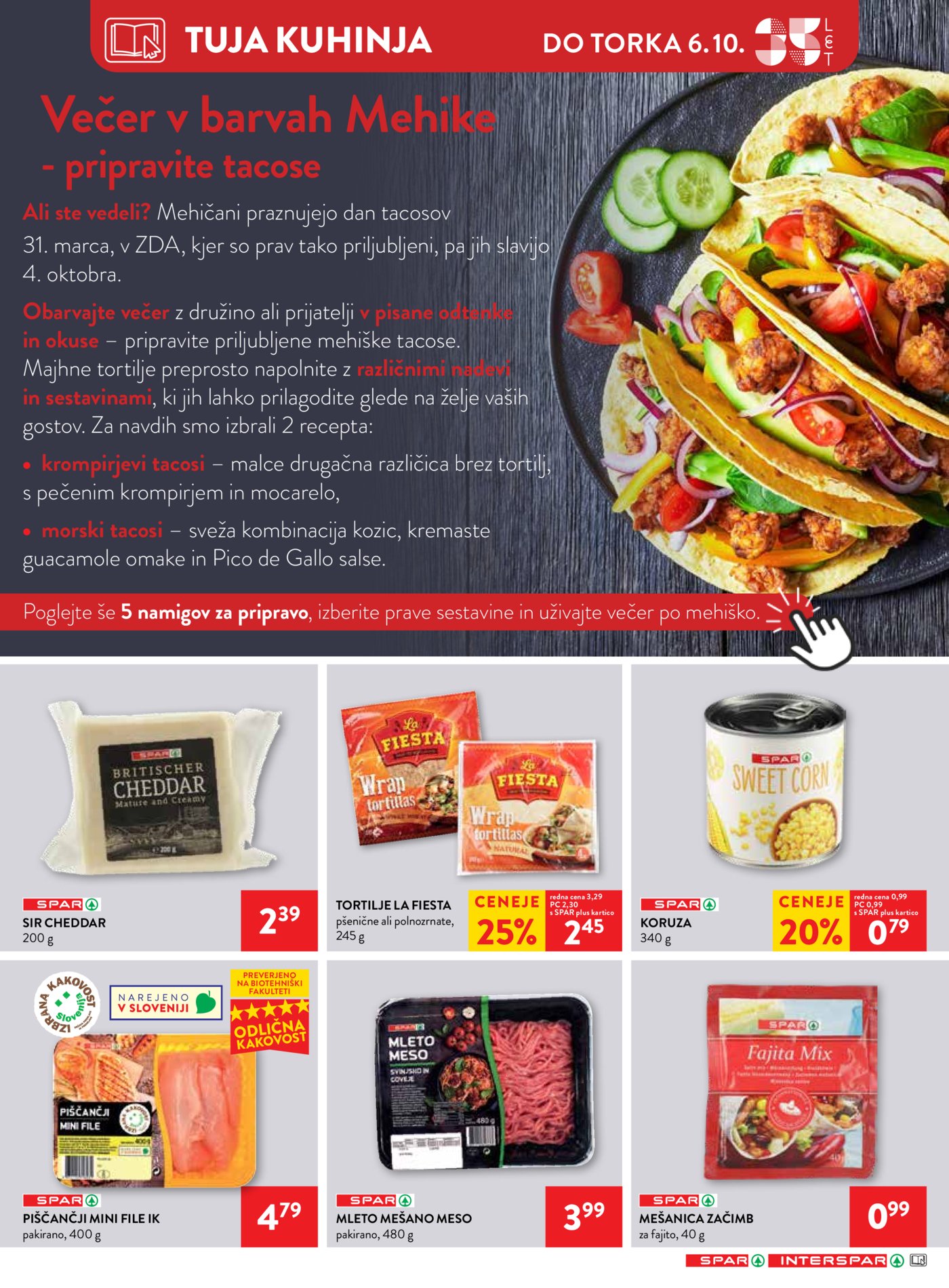 SPAR katalog od srede 30.09.-06.10.2026.