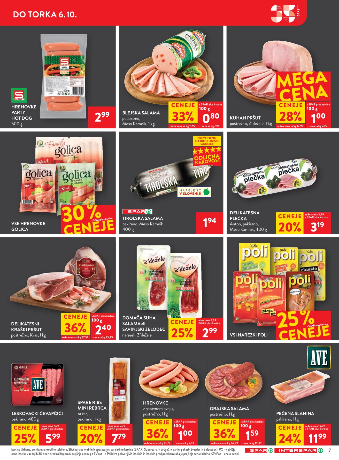SPAR katalog od srede 30.09.-06.10.2026.