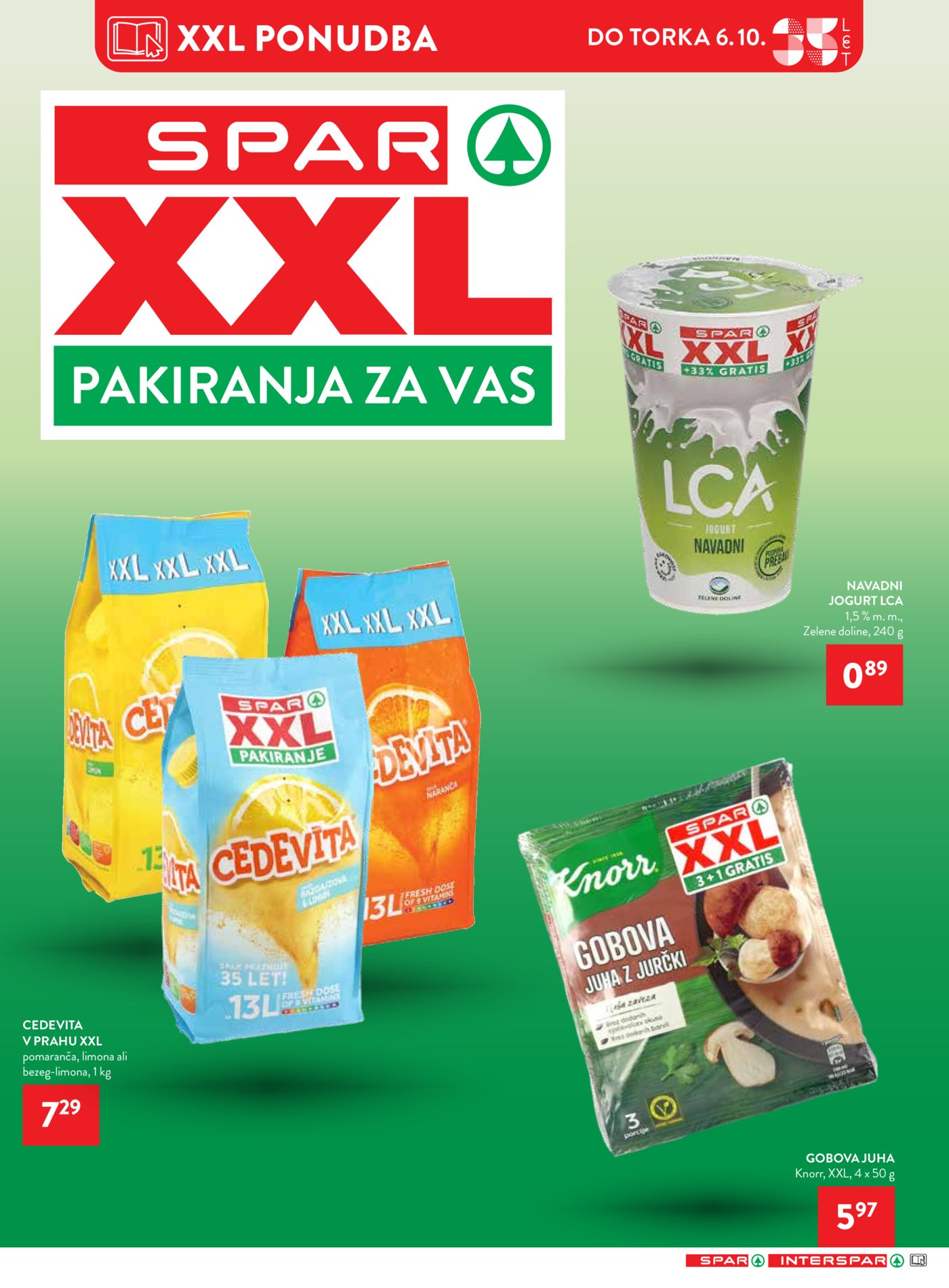 SPAR katalog od srede 30.09.-06.10.2026.