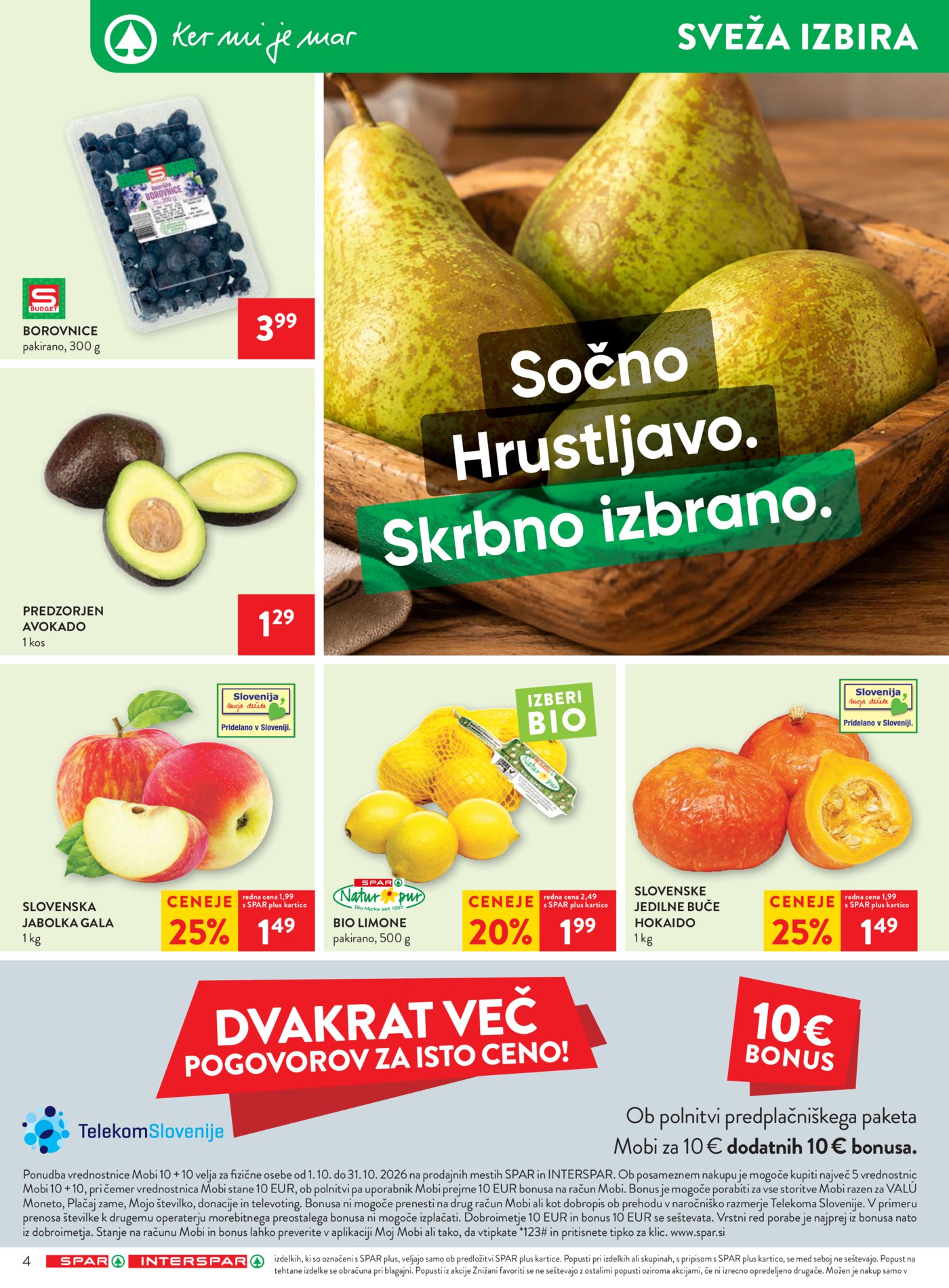 SPAR katalog od srede 30.09.-06.10.2026.
