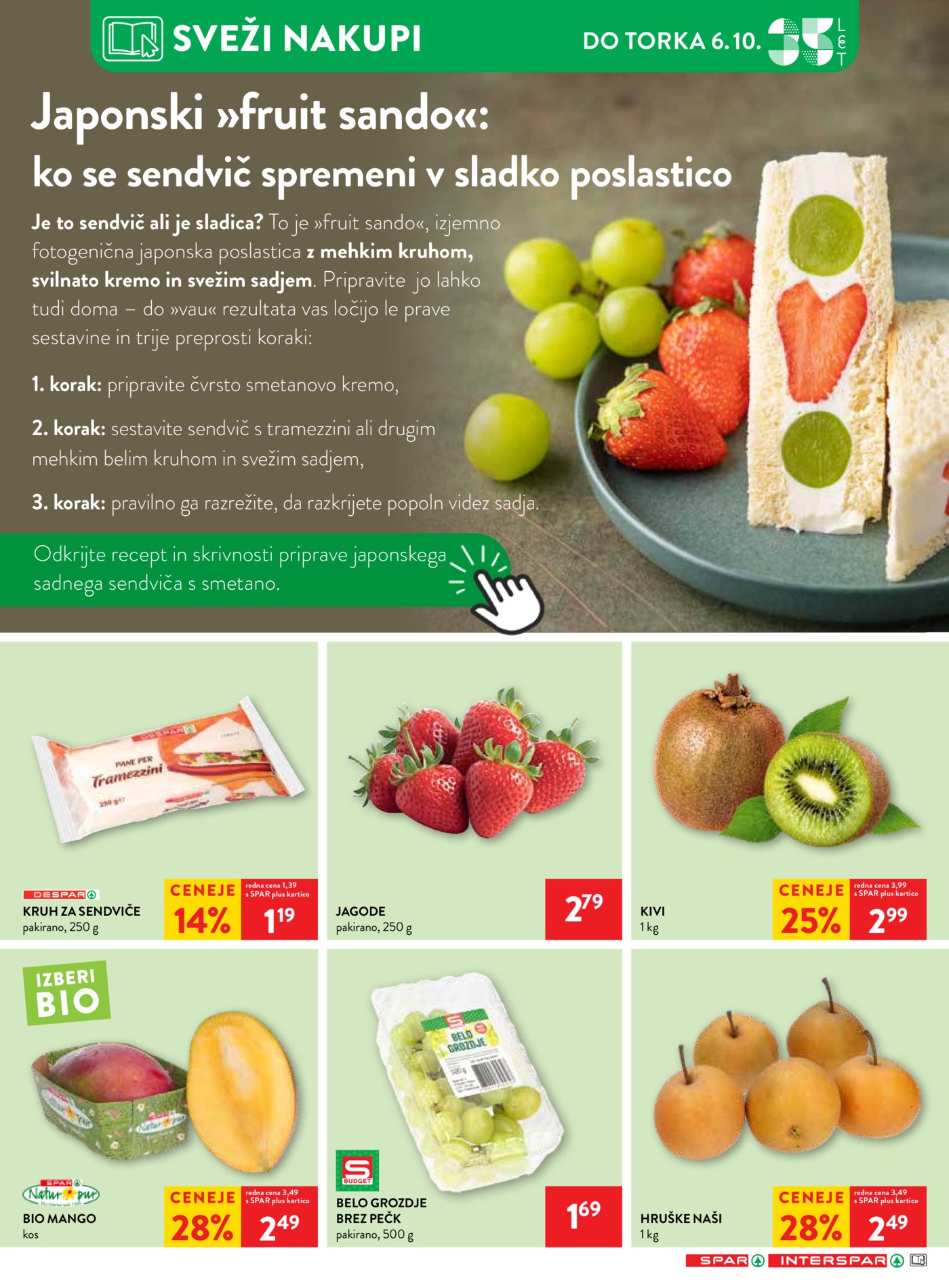 SPAR katalog od srede 30.09.-06.10.2026.