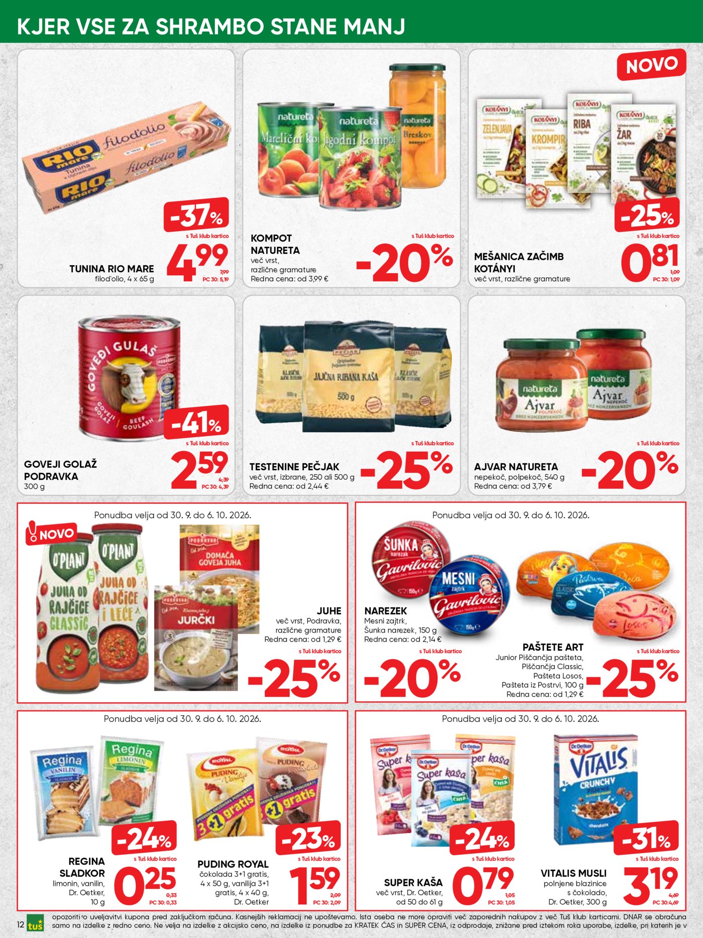 Tuš katalog 30.09.-13.10.2026.