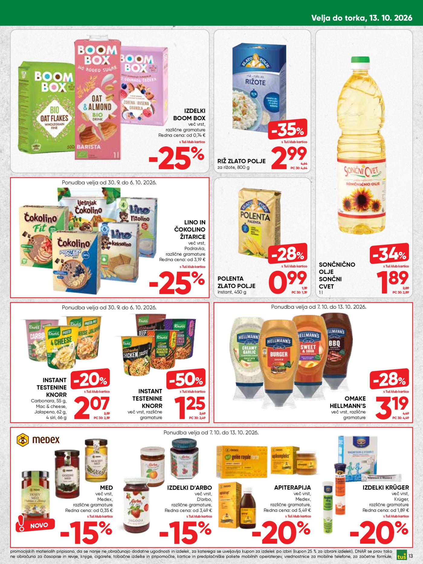 Tuš katalog 30.09.-13.10.2026.
