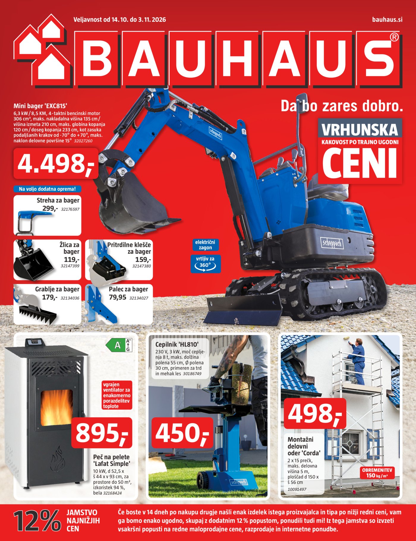 Bauhaus Oktober katalog 14.10.-03.11.2026.