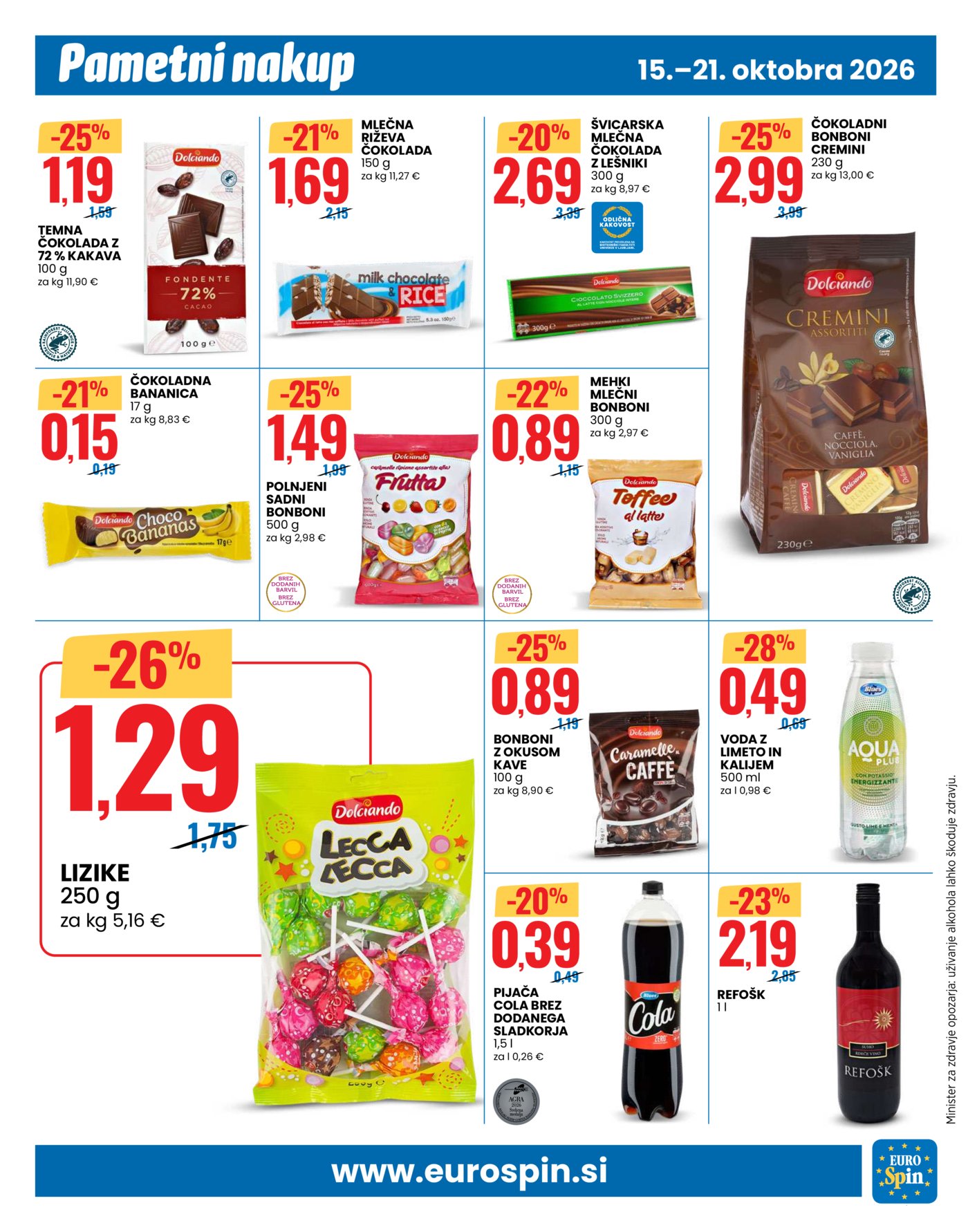 Eurospin katalog Pametni nakup 15.10.-21.10.2026.