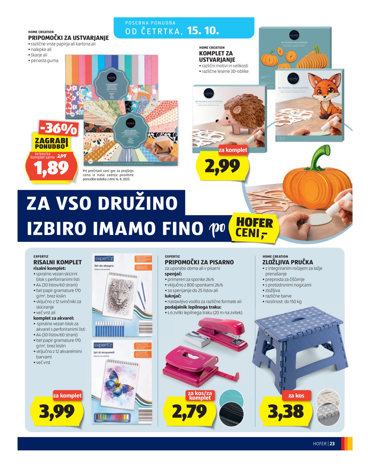HOFER katalog 07.10.-14.10.2026.