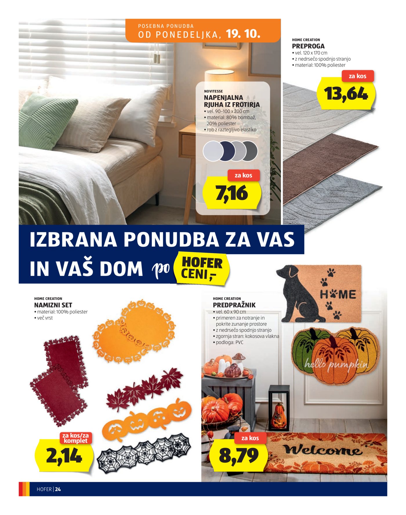 HOFER katalog 14.10.-21.10.2026.