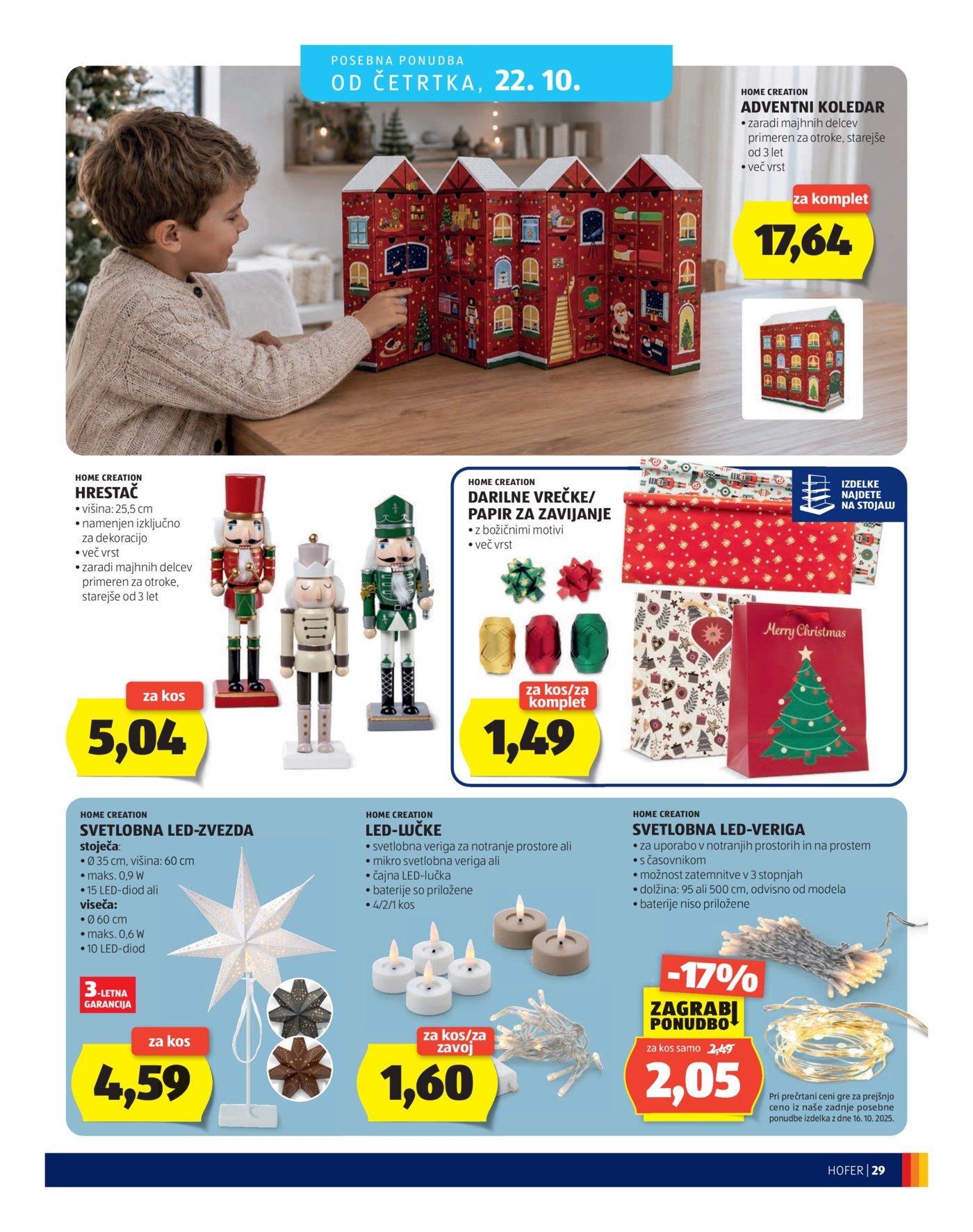 HOFER katalog 14.10.-21.10.2026.