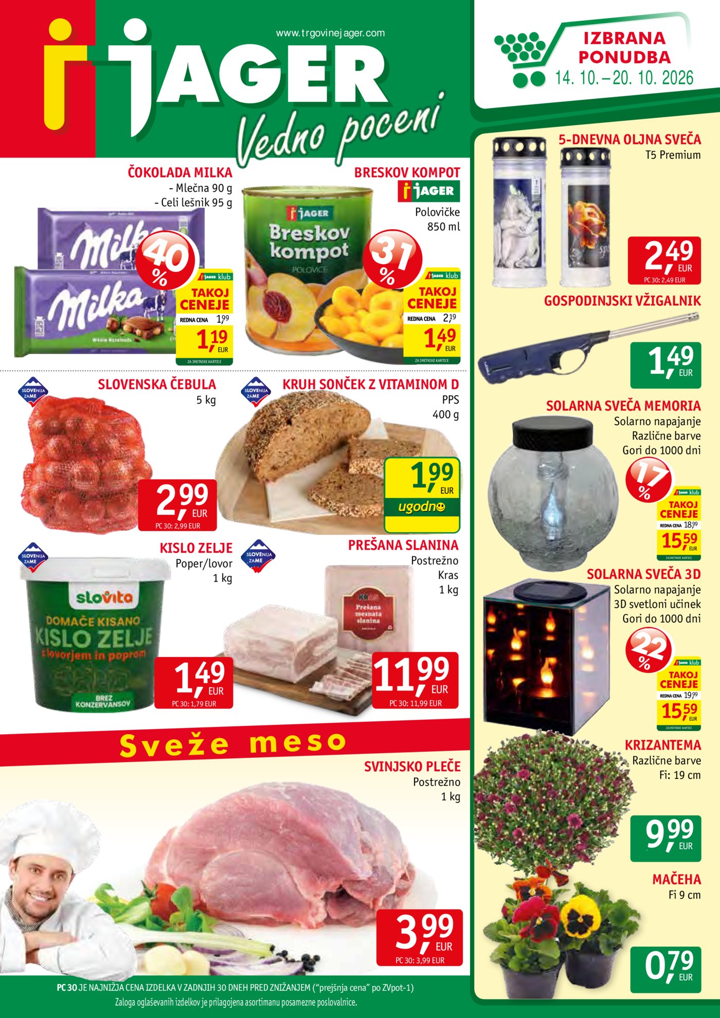 Jager katalog Vedno poceni 14.10.-20.10.2026.