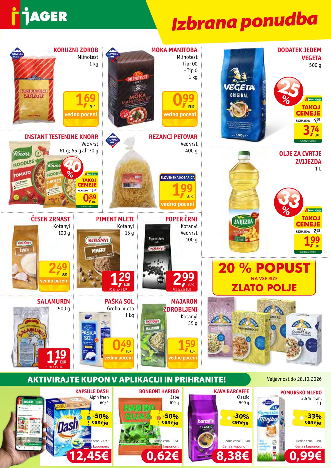 Jager katalog Vedno poceni 14.10.-20.10.2026.