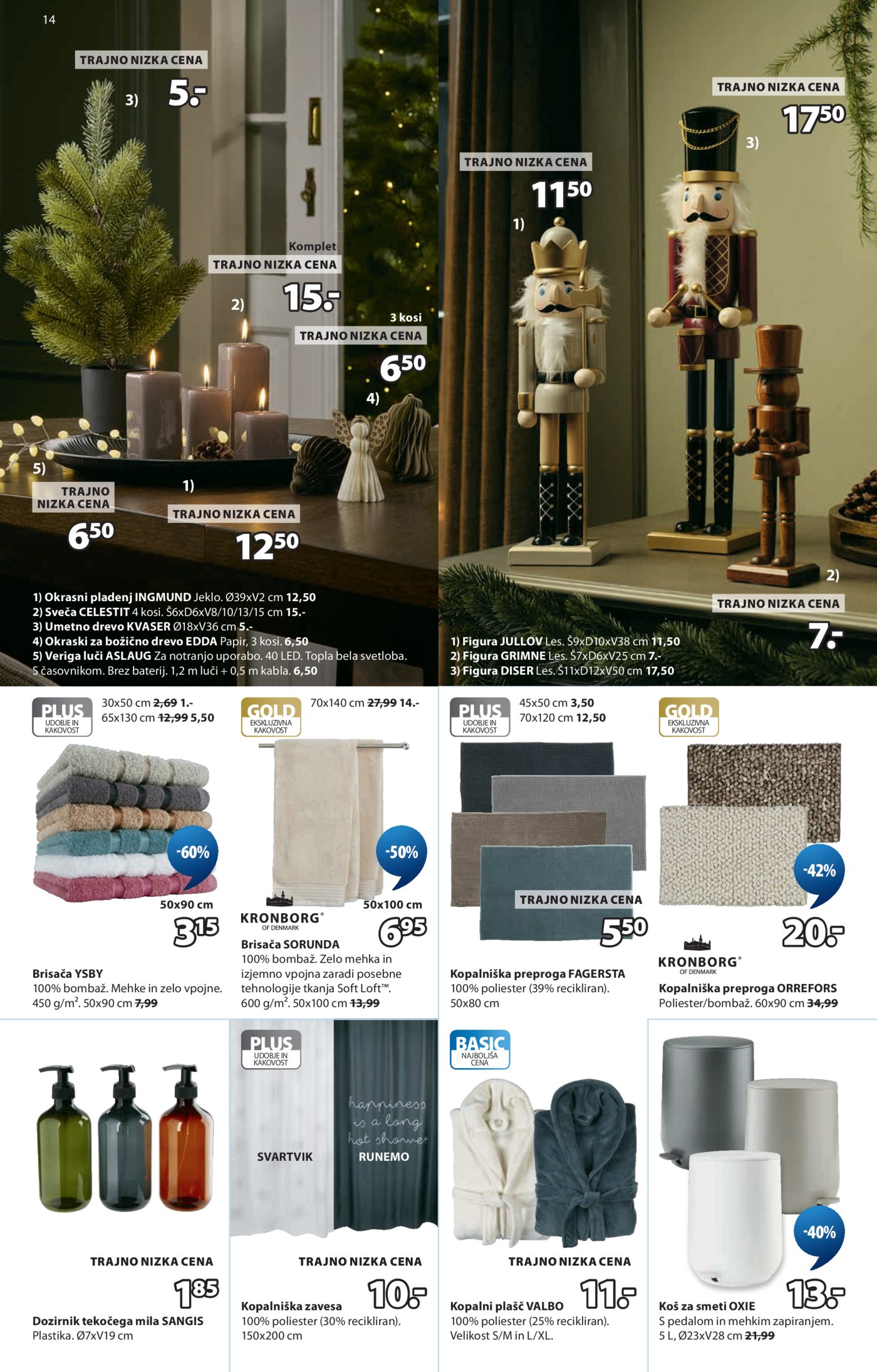 JYSK katalog Odlične skandinavske božične ponudbe 14.10.-29.11.2026.