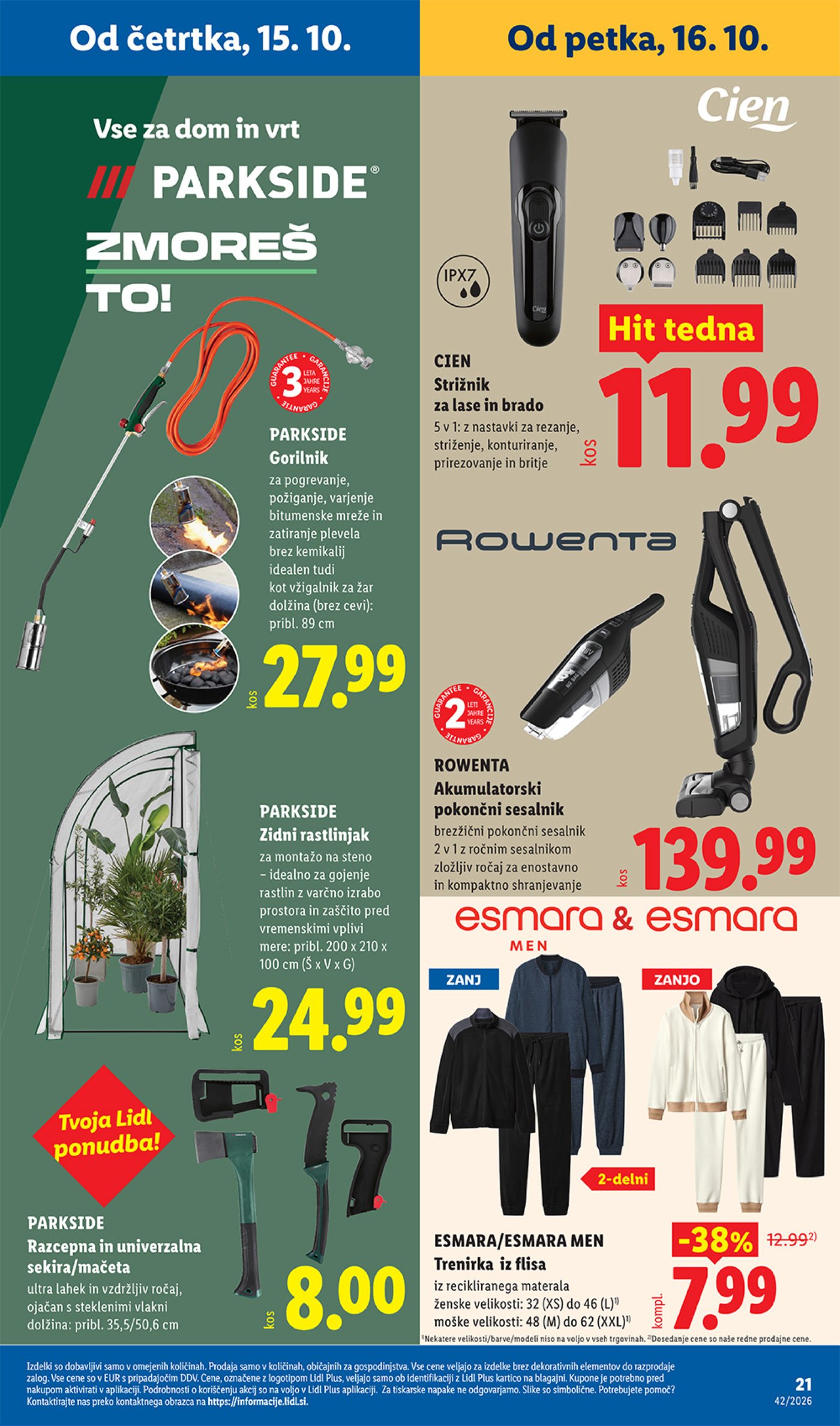 Lidl katalog od četrtka 15.10.-21.10.2026.