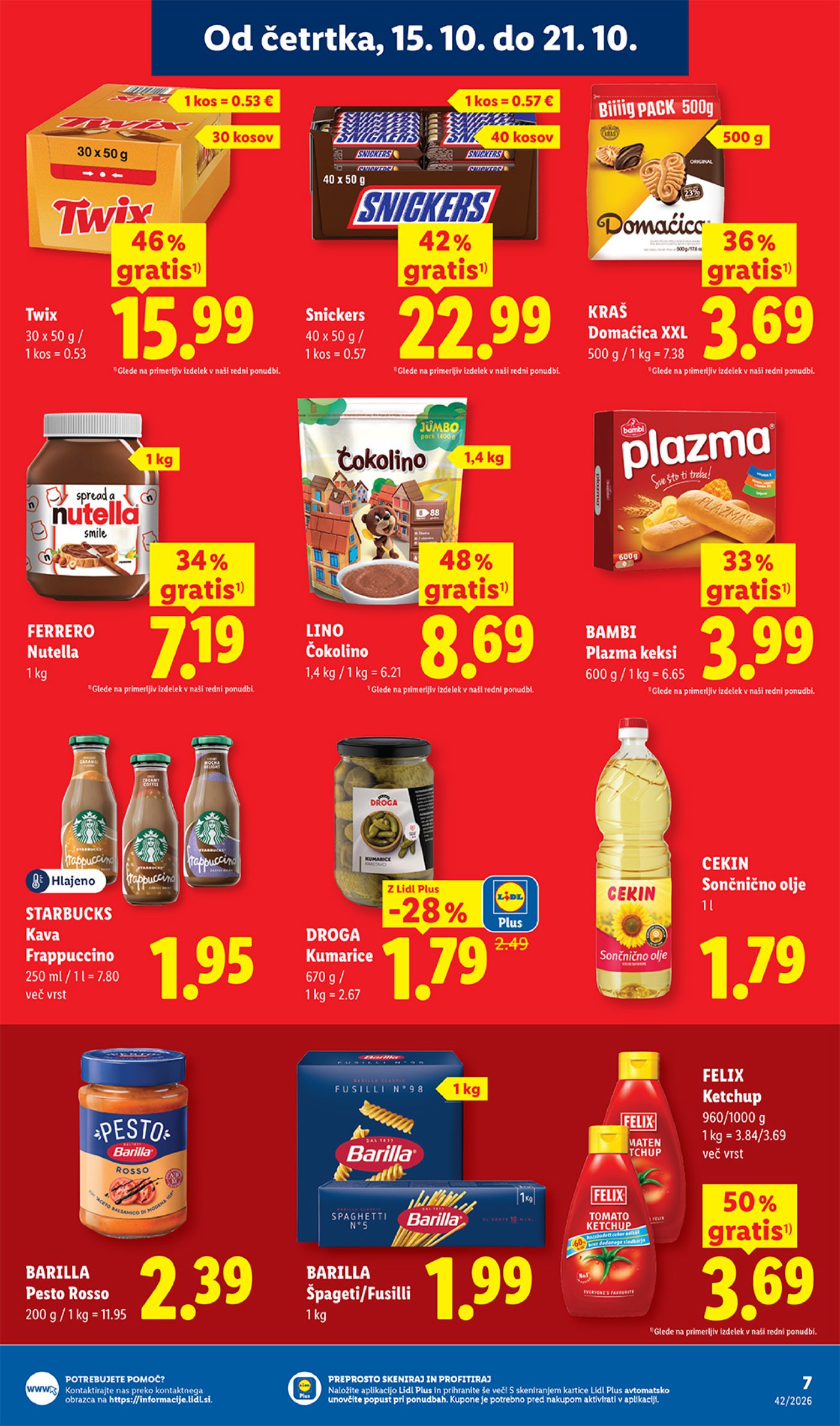 Lidl katalog od četrtka 15.10.-21.10.2026.