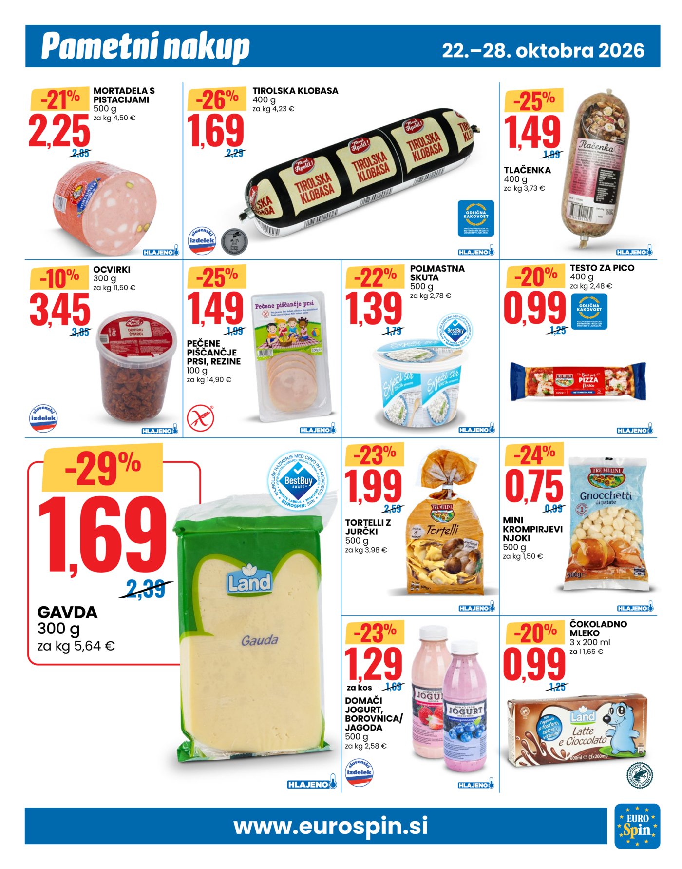 Eurospin katalog Pametni nakup 22.07.-28.07.2026.