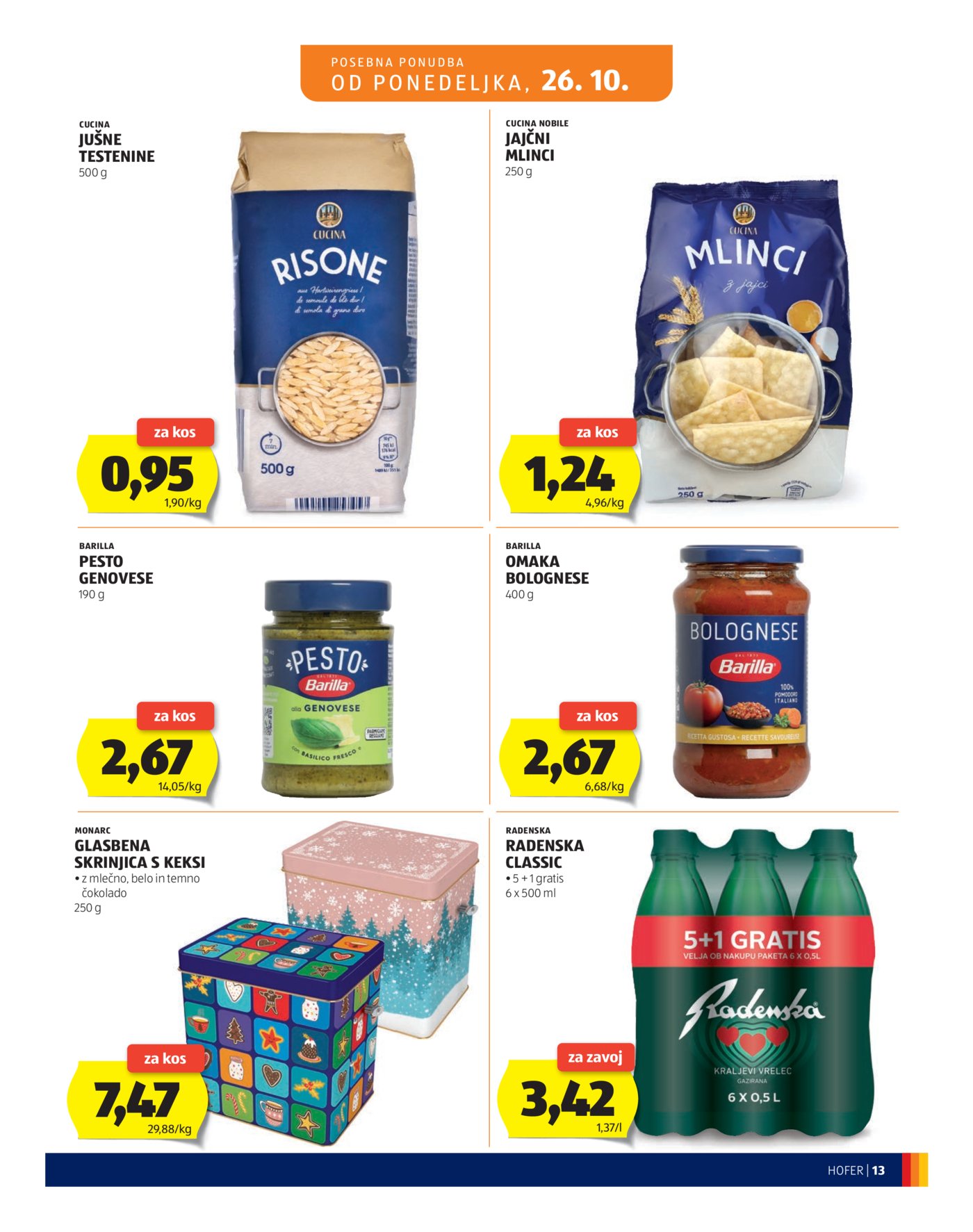 Hofer katalog 21.10.-28.10.2026.