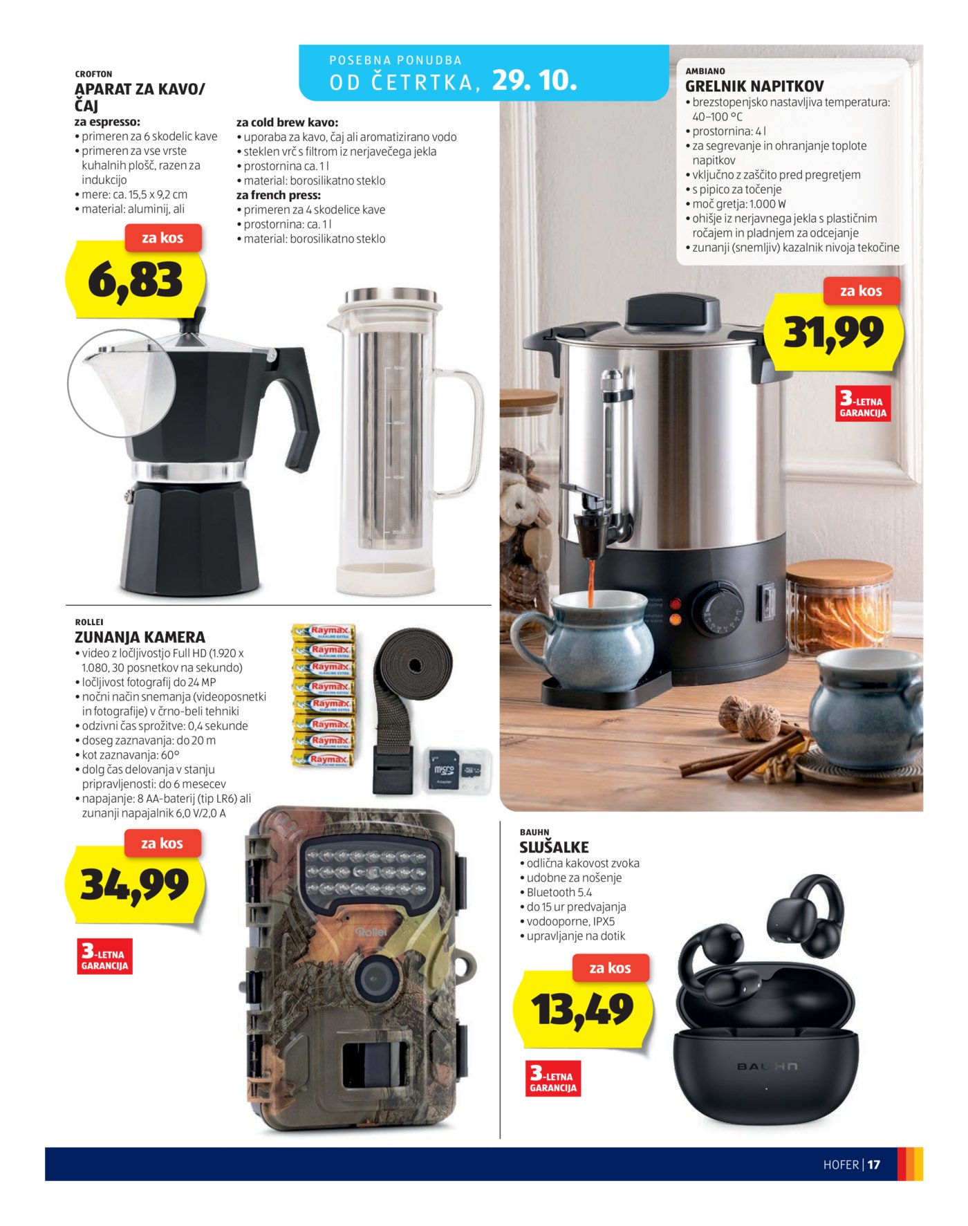 Hofer katalog 21.10.-28.10.2026.