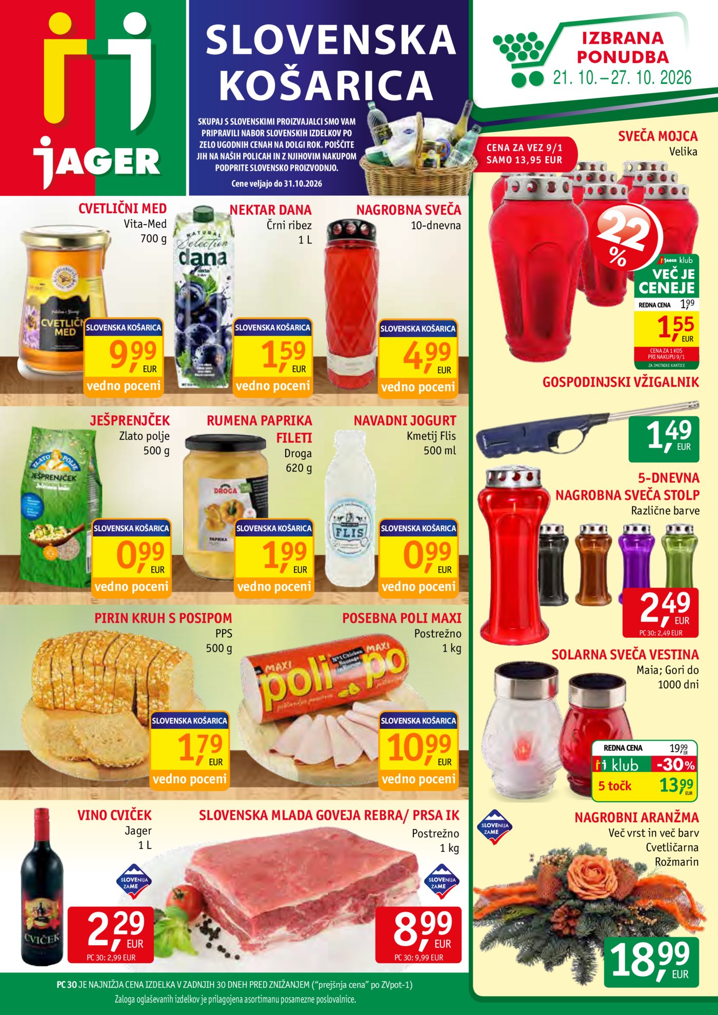 Jager katalog Izbrana ponudba 21.10.-27.10.2026.