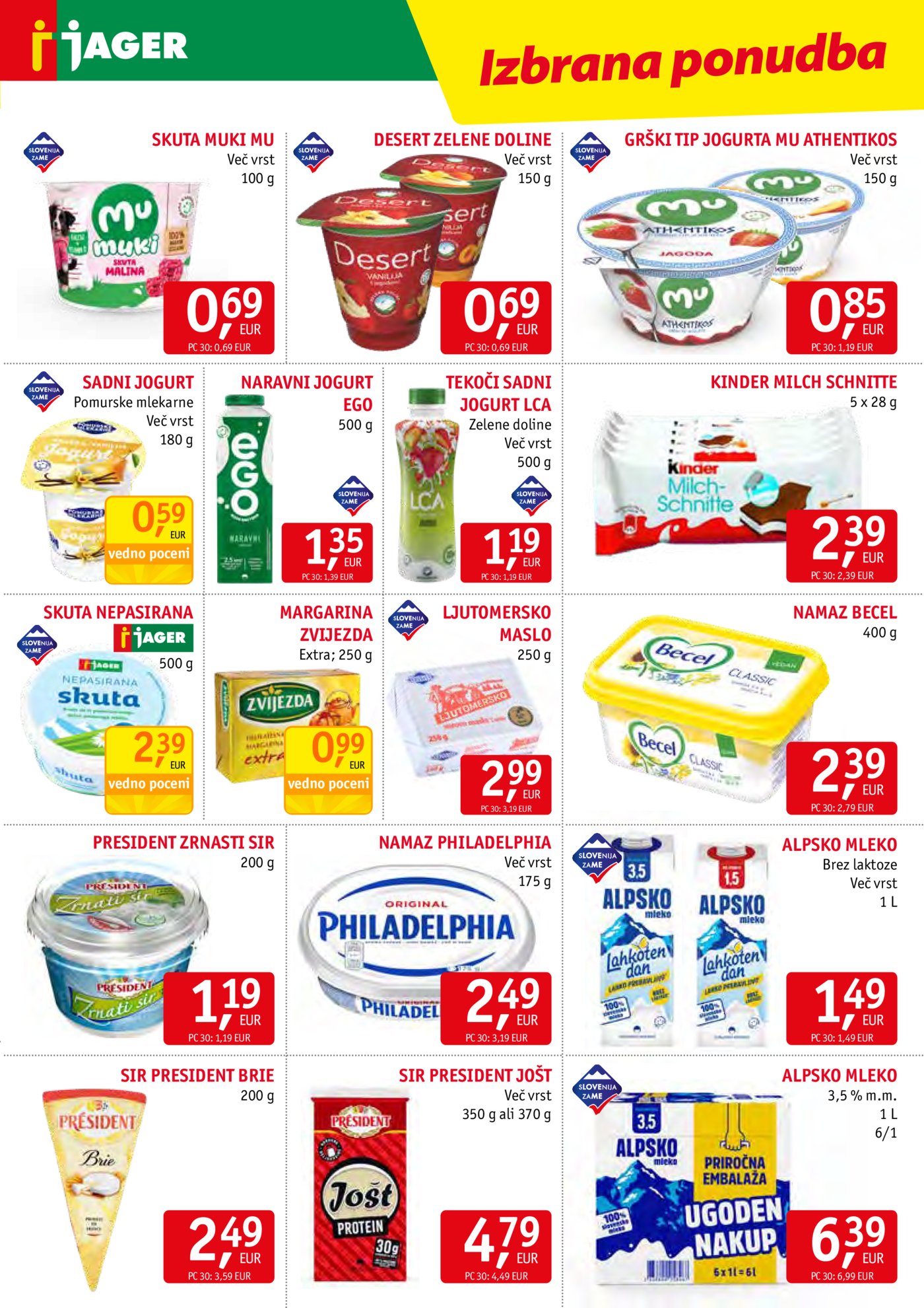Jager katalog Izbrana ponudba 21.10.-27.10.2026.