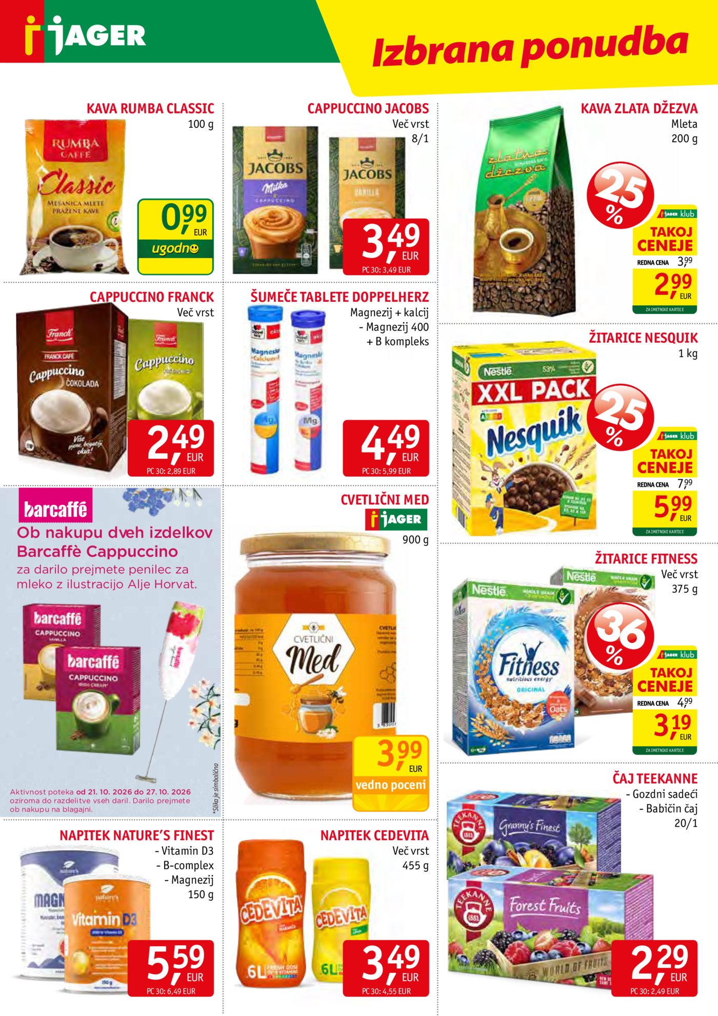 Jager katalog Izbrana ponudba 21.10.-27.10.2026.