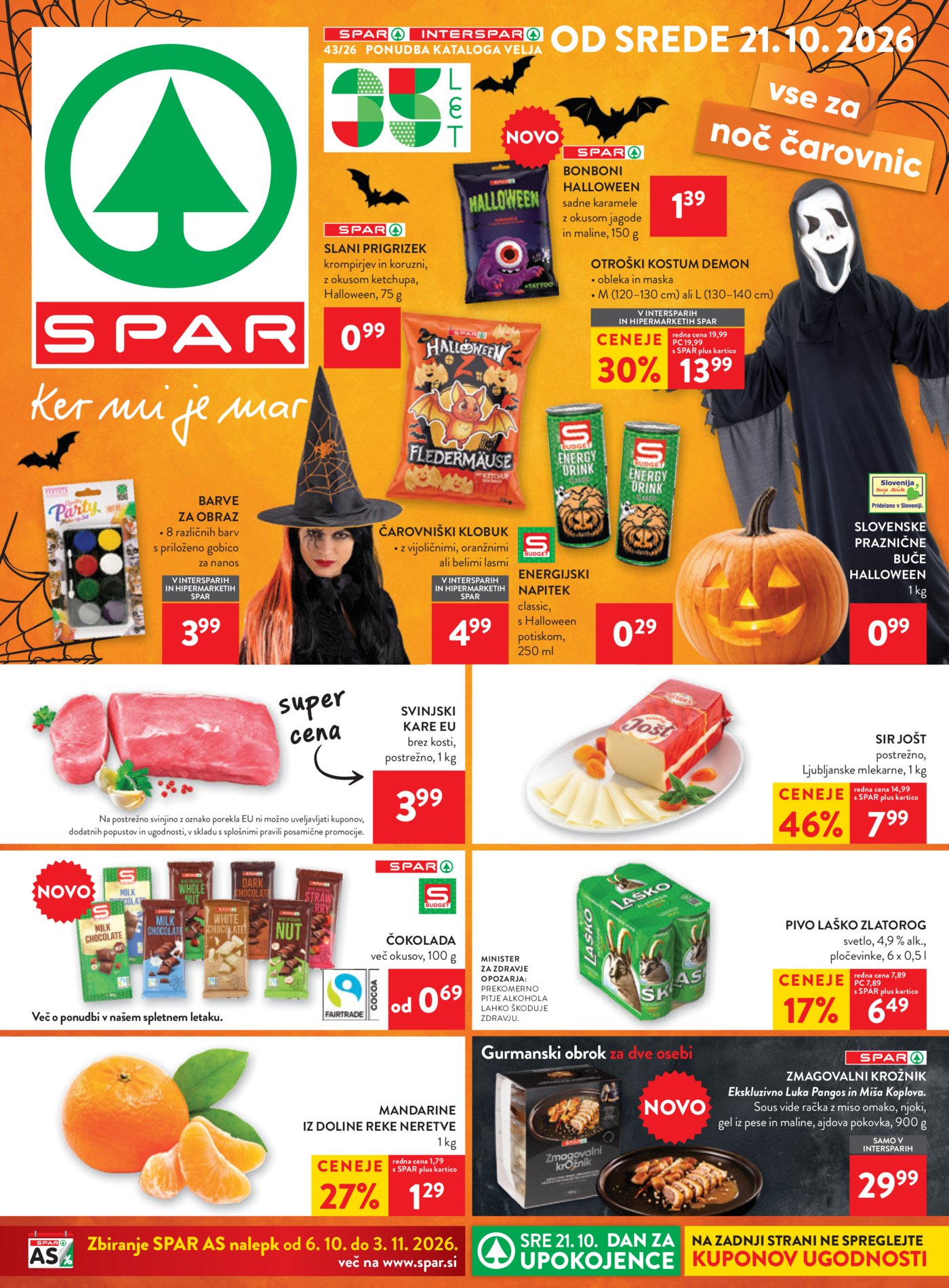 SPAR katalog od srede 21.10.-27.10.2026.