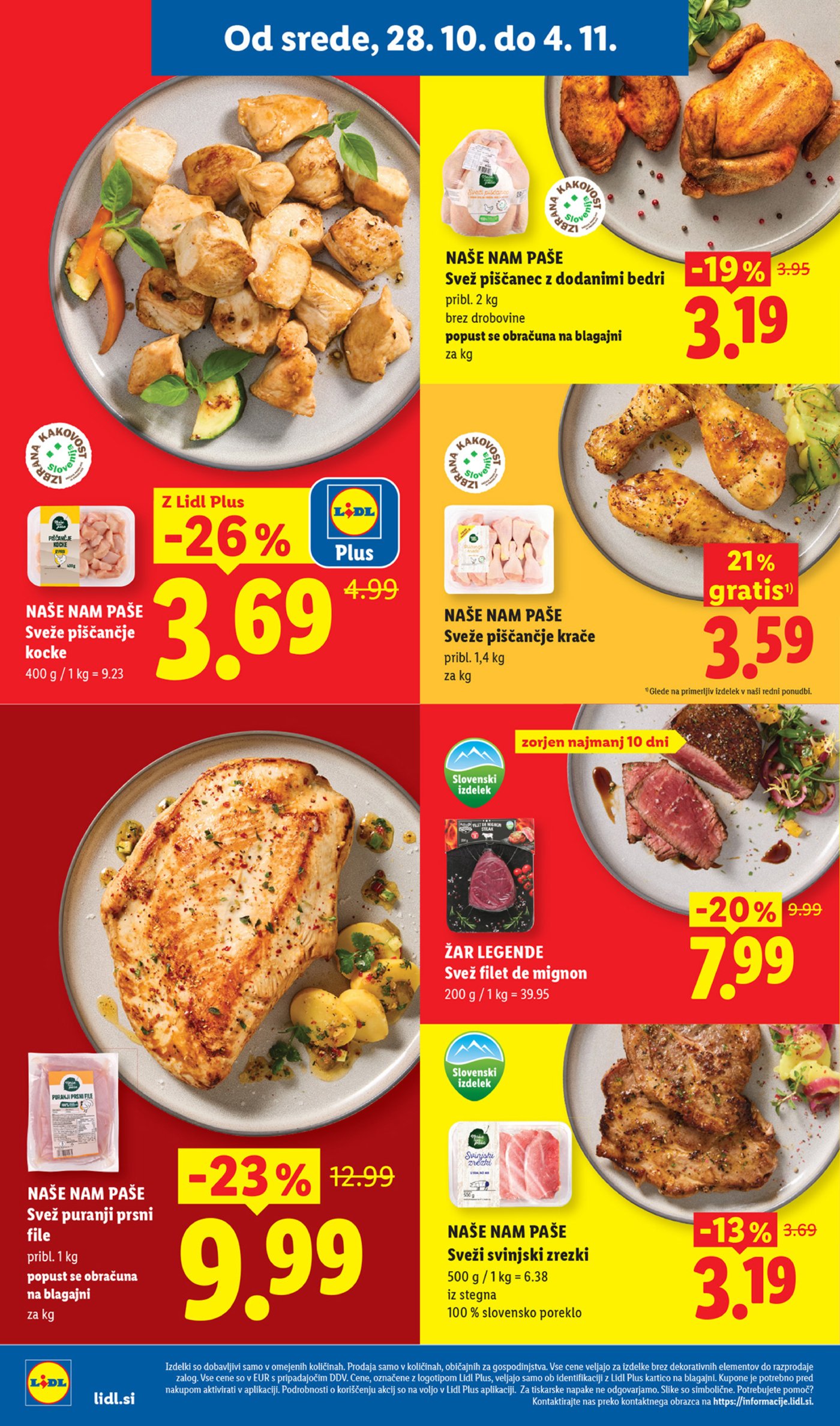 Lidl katalog od srede 28.10. - 04.11.2026.